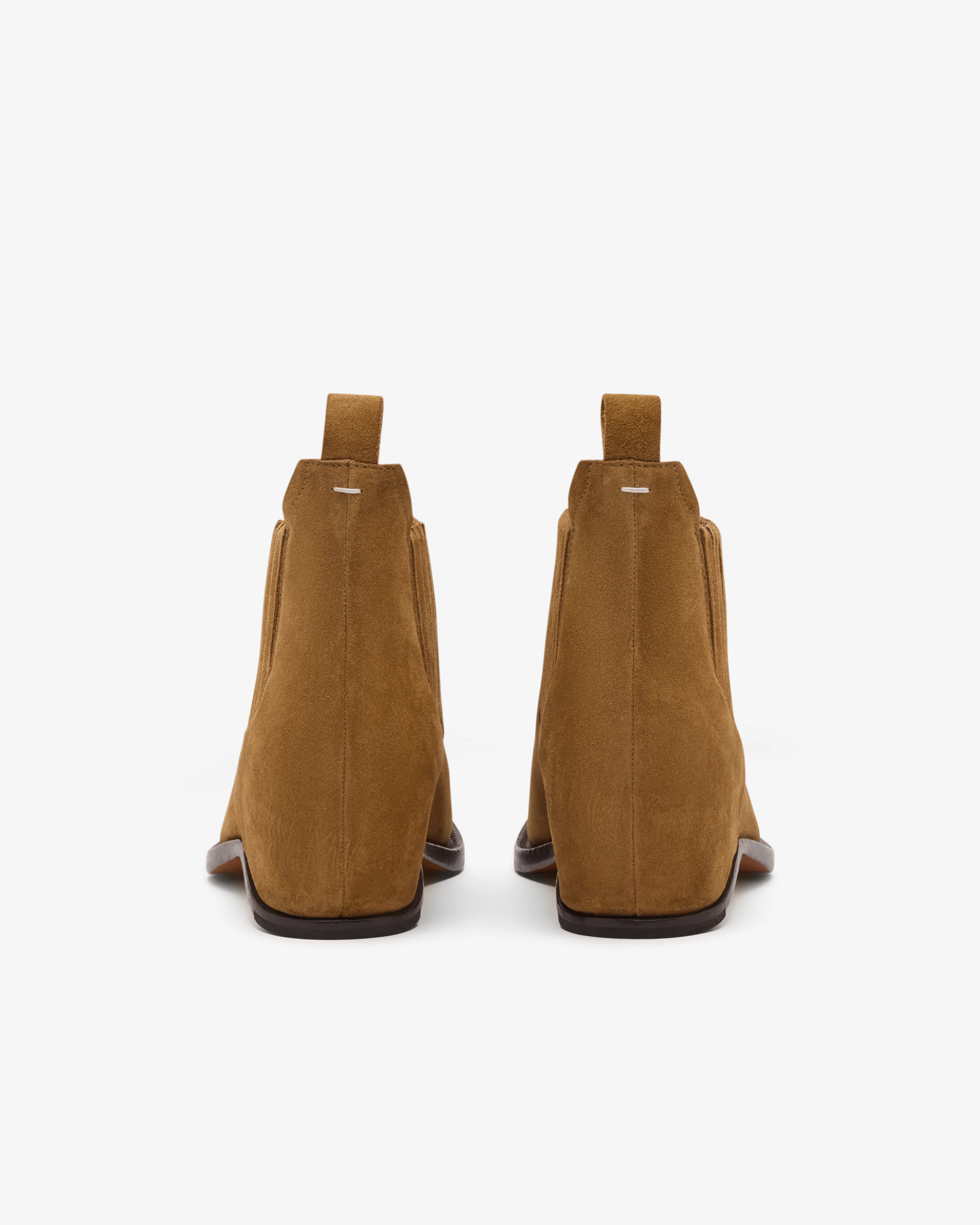 Maison Margiela - Men's Heel-less Western Chelsea Boots - (Brown) - Image 4