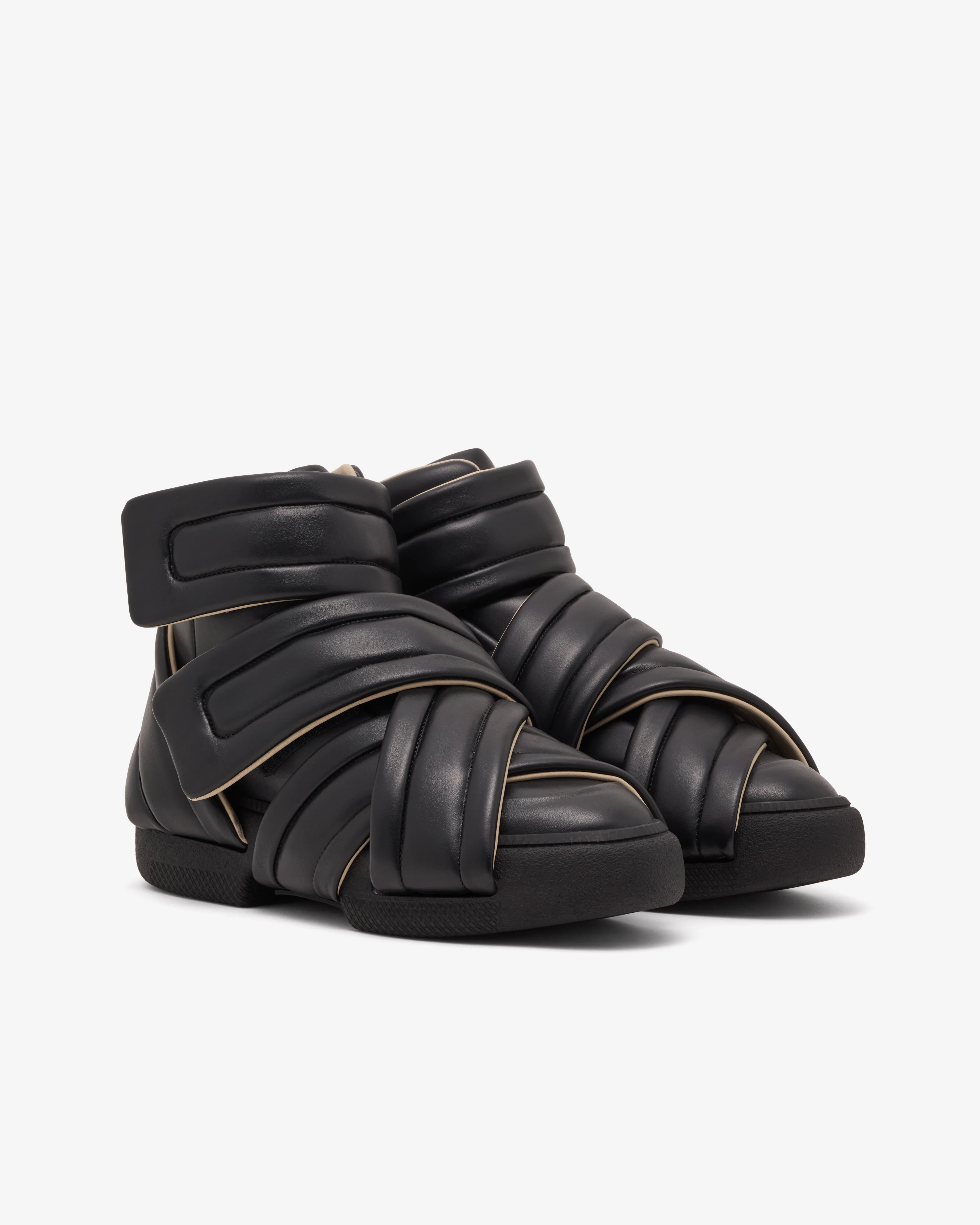 Maison Margiela - Men's Future Show Sneakers - (Black) - Image 3
