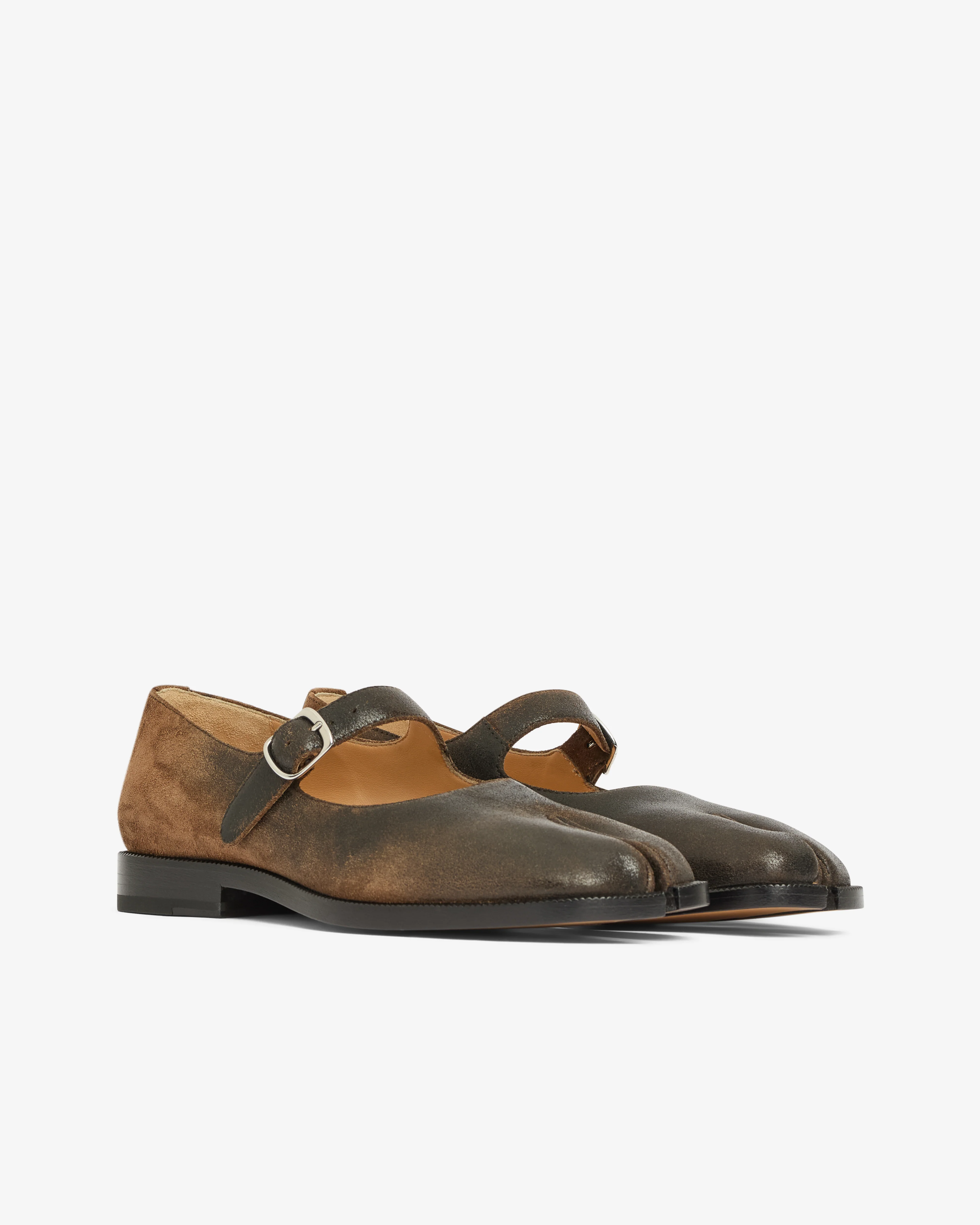 Maison Margiela - Women's Tabi Mary-Jane - (Brown/Black) - Image 3