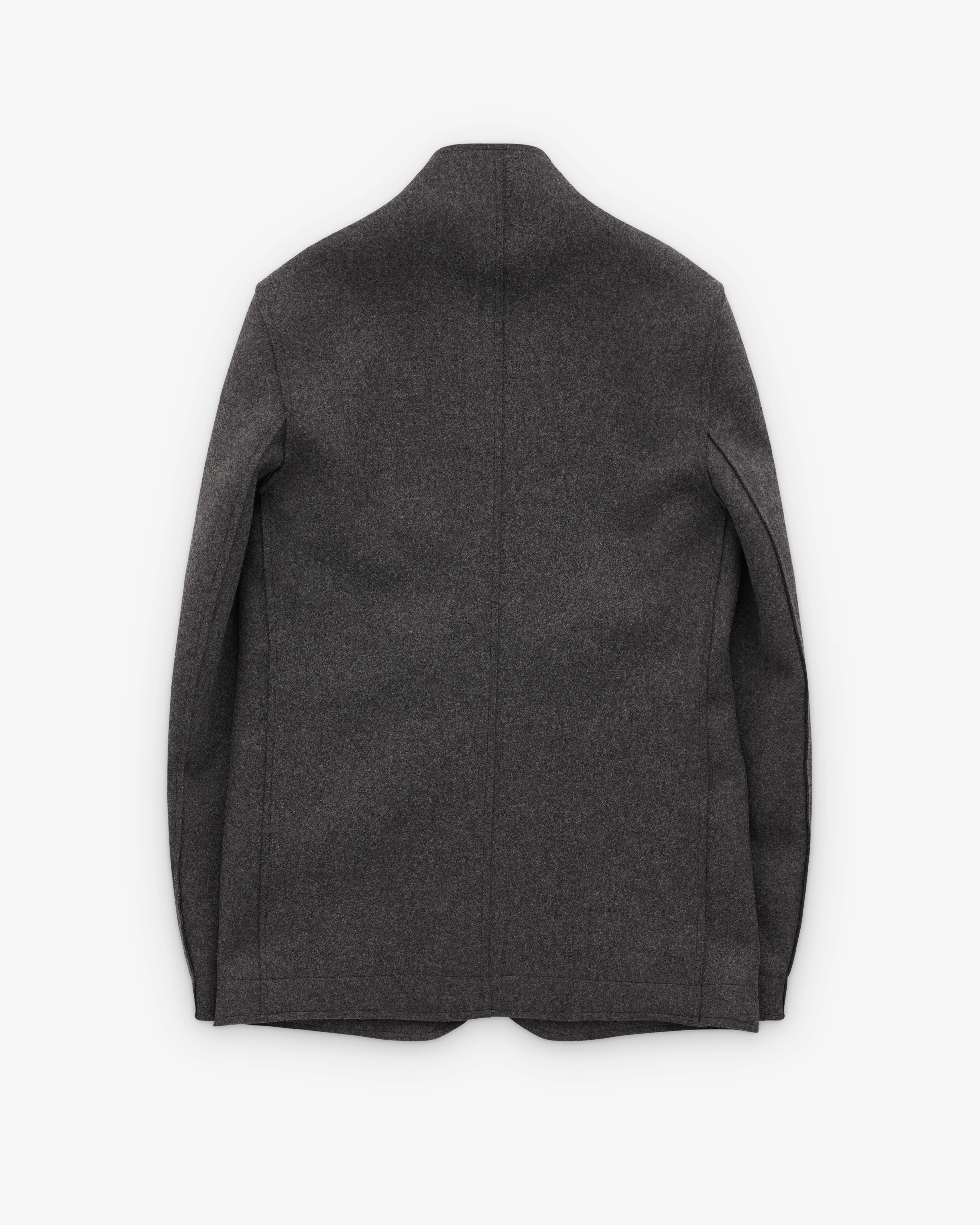 Marie Adam-Leenaerdt - Women's Collarless Blazer - (Grey) - Image 2