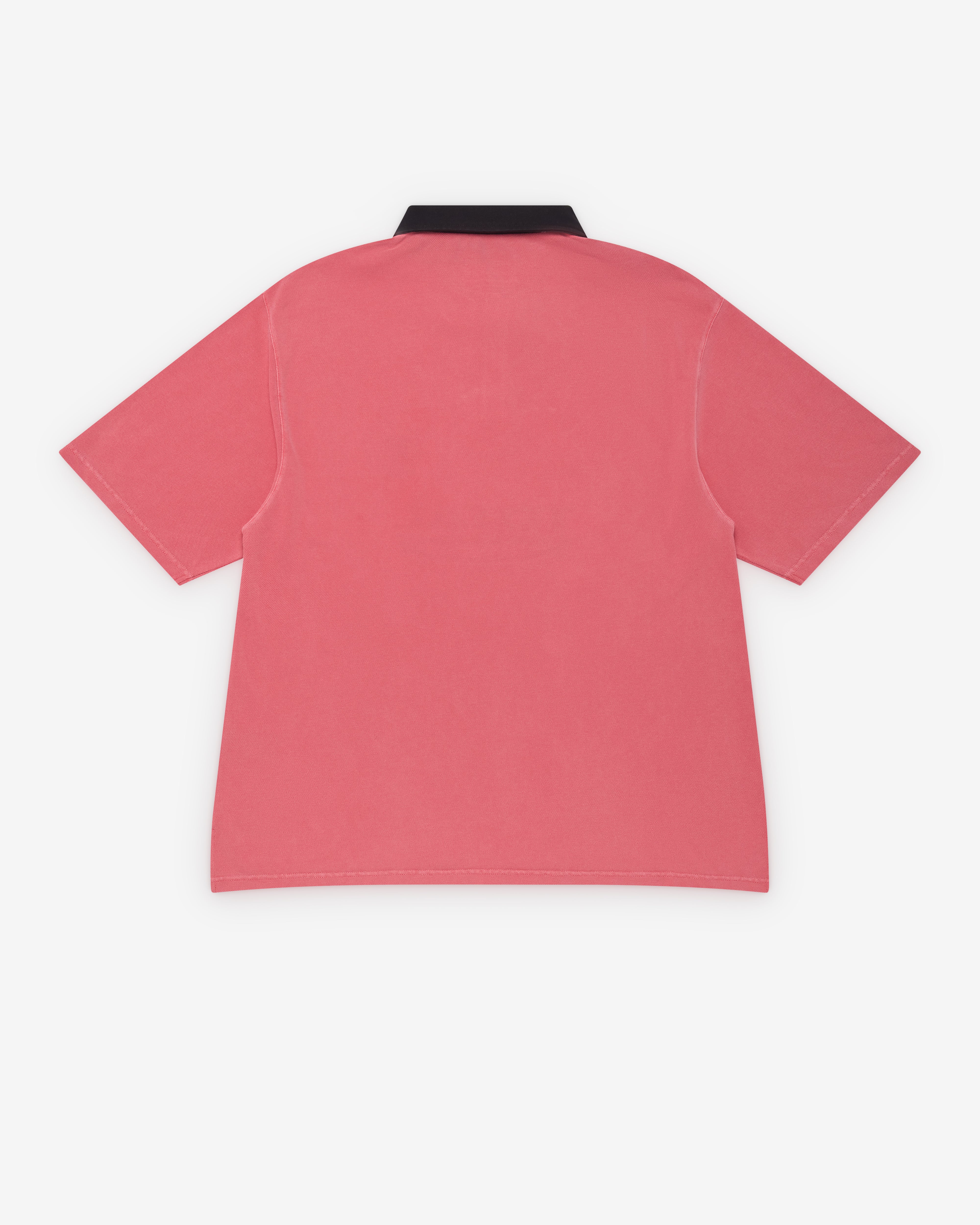 Martine Rose - Men's Oversized S/S Polo - (Pink Wash) - Image 2
