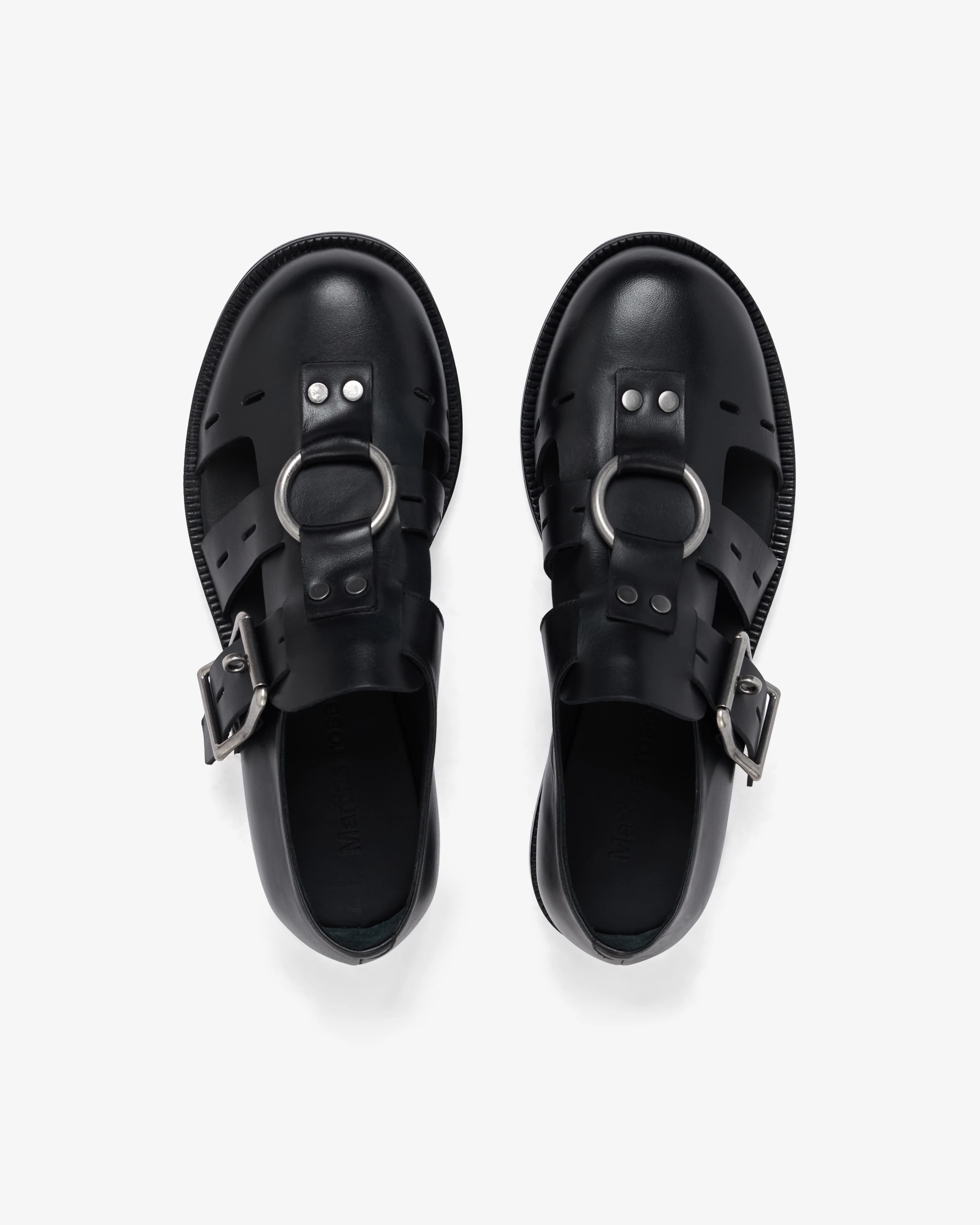 Martine Rose - Women's Bondage Belt Sandal - (Black) - Image 5