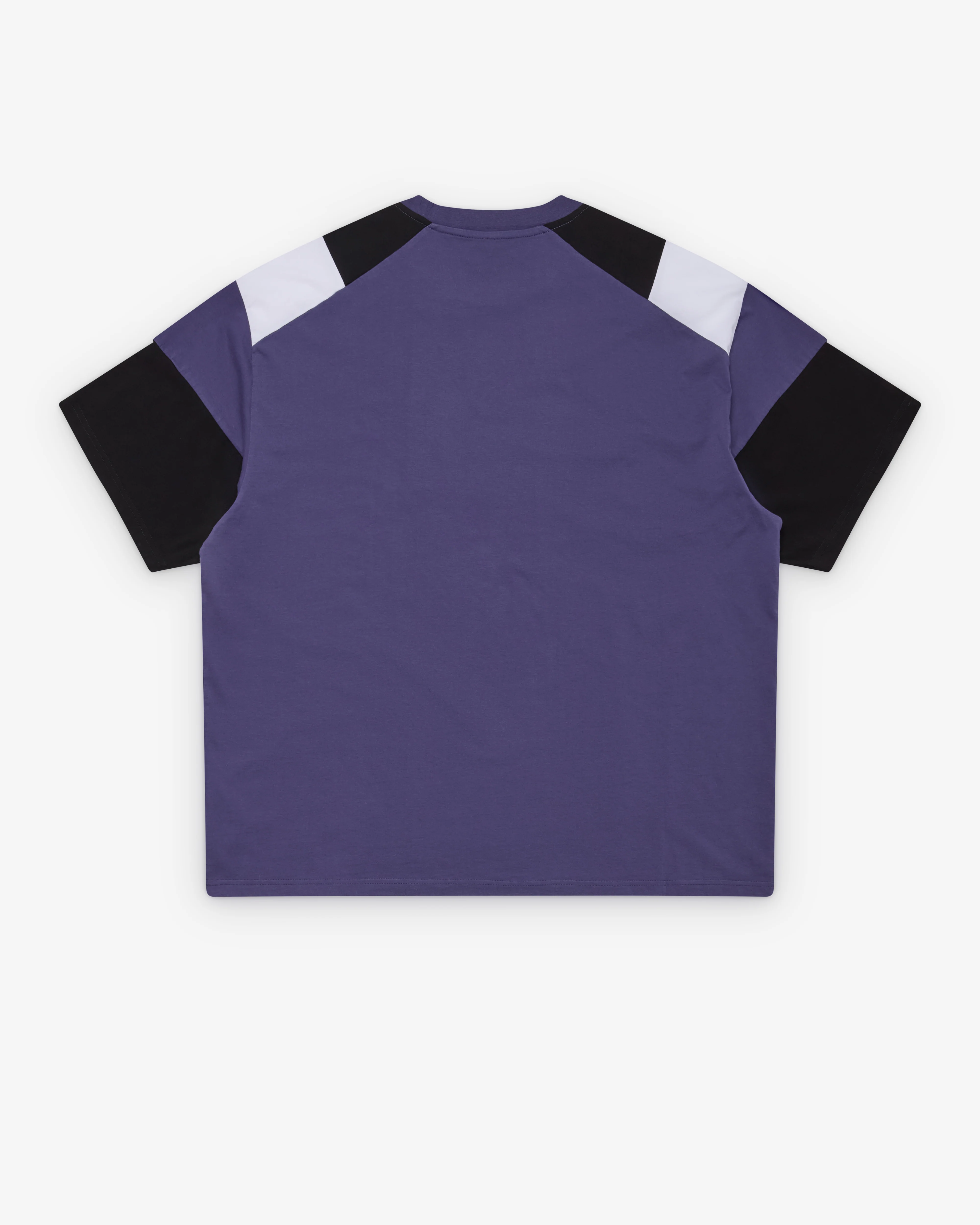 Martine Rose - Women's Oversized Panelled T-Shirt - (Purple/White) - Image 2