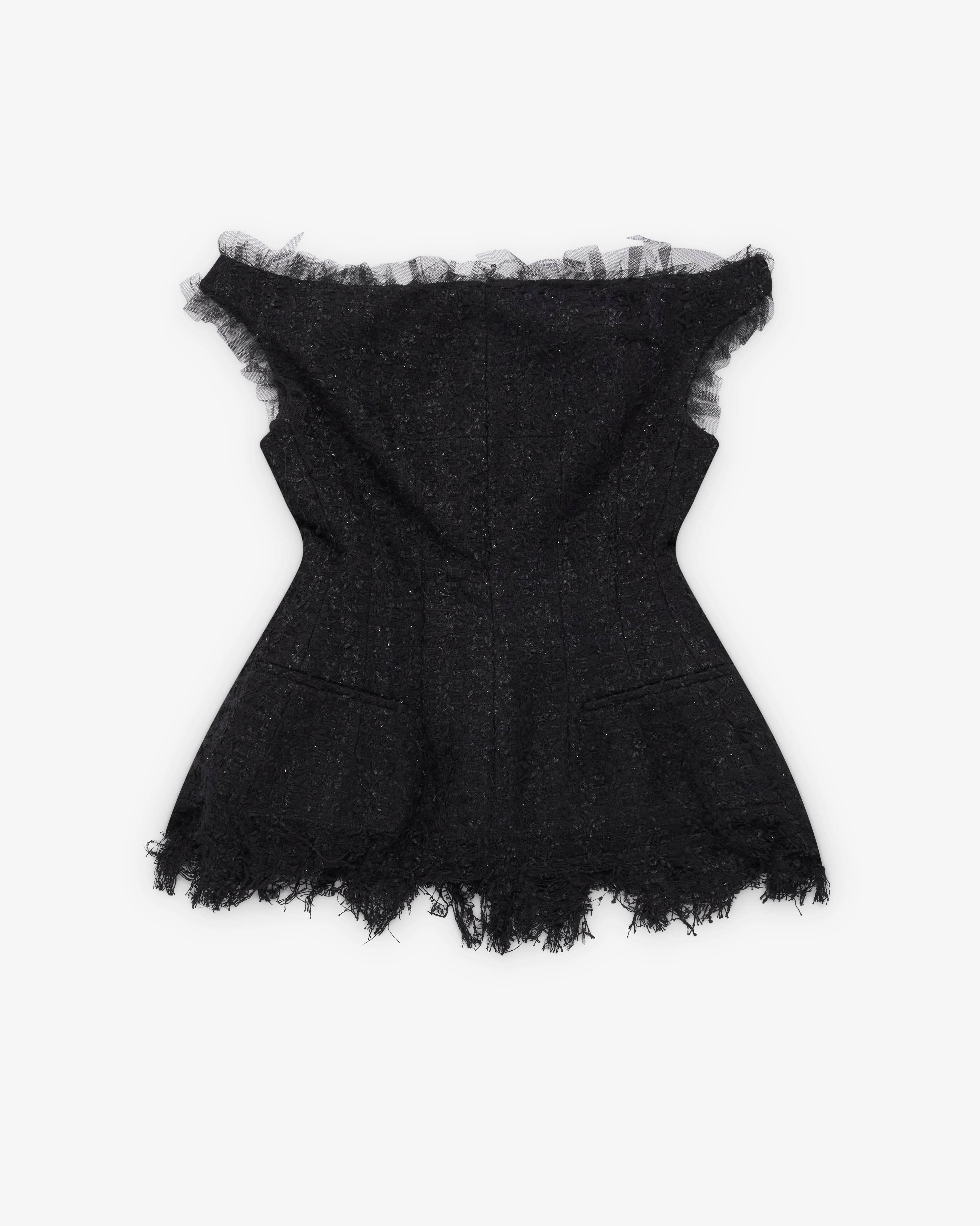 Matières Fécales - Women's Vendome Tweed Top - (Sclera Black)