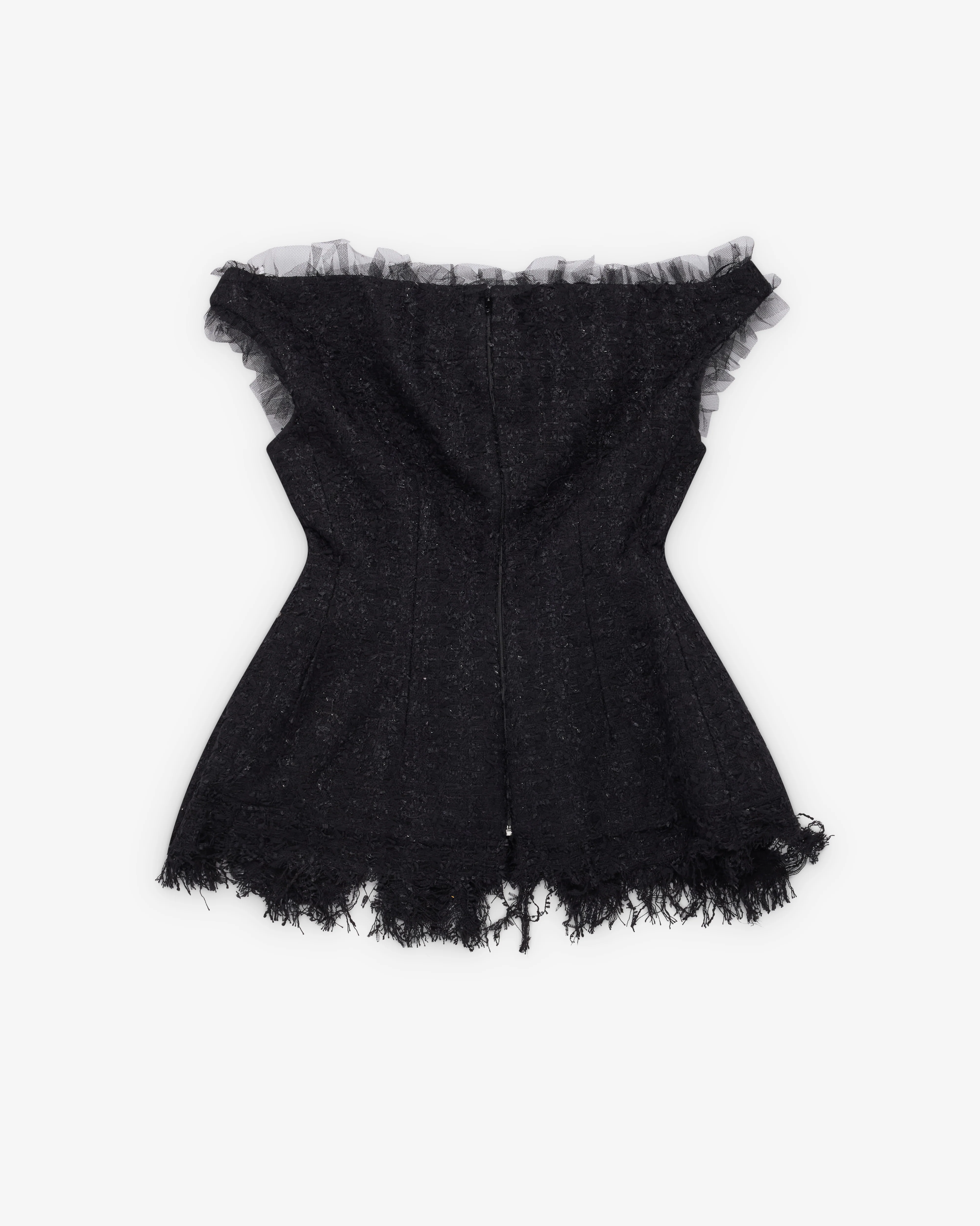 Matières Fécales - Women's Vendome Tweed Top - (Sclera Black) - Image 2