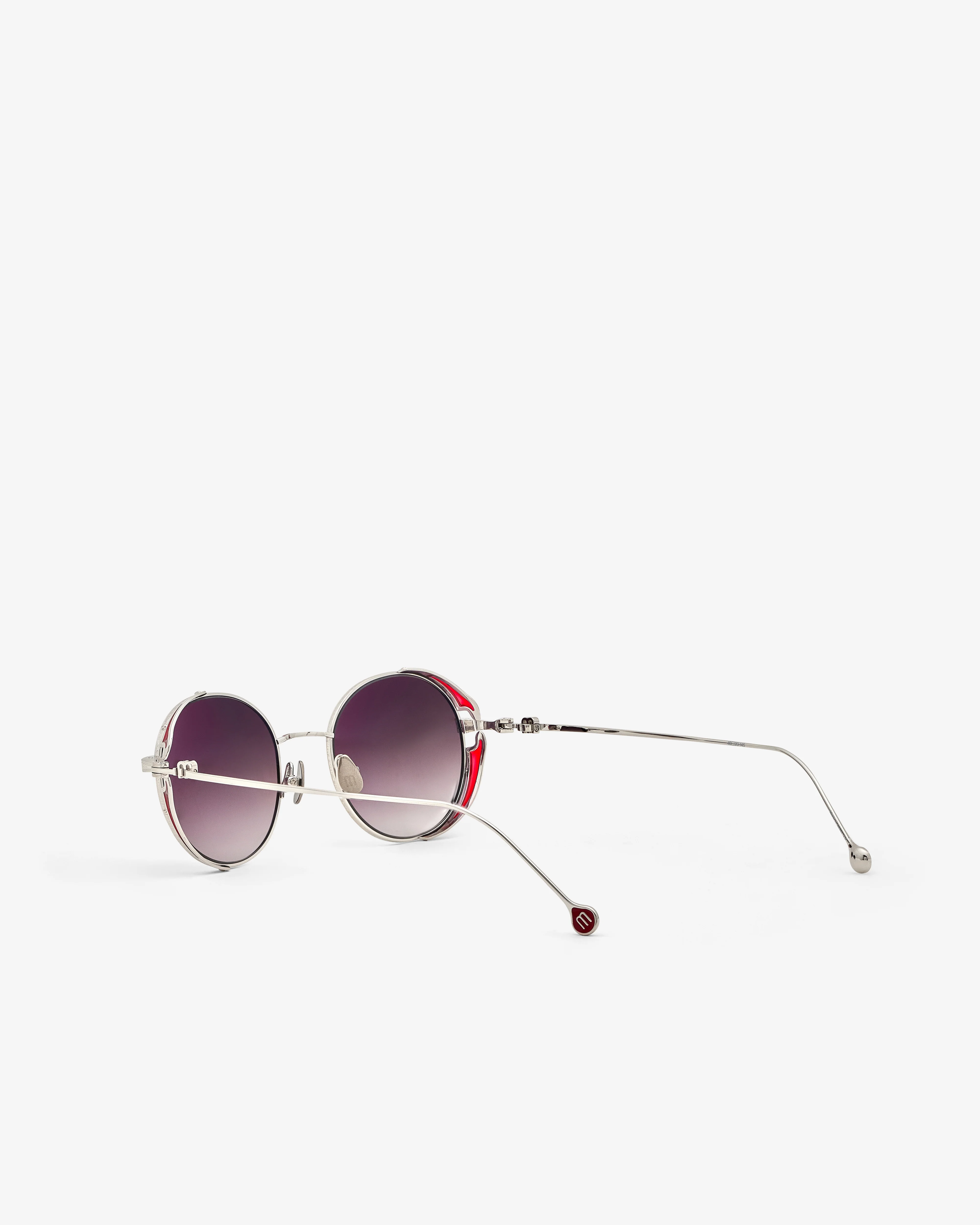Matsuda - M3152 Sunglasses - (Palladium White/Grey Gradient) - Image 3