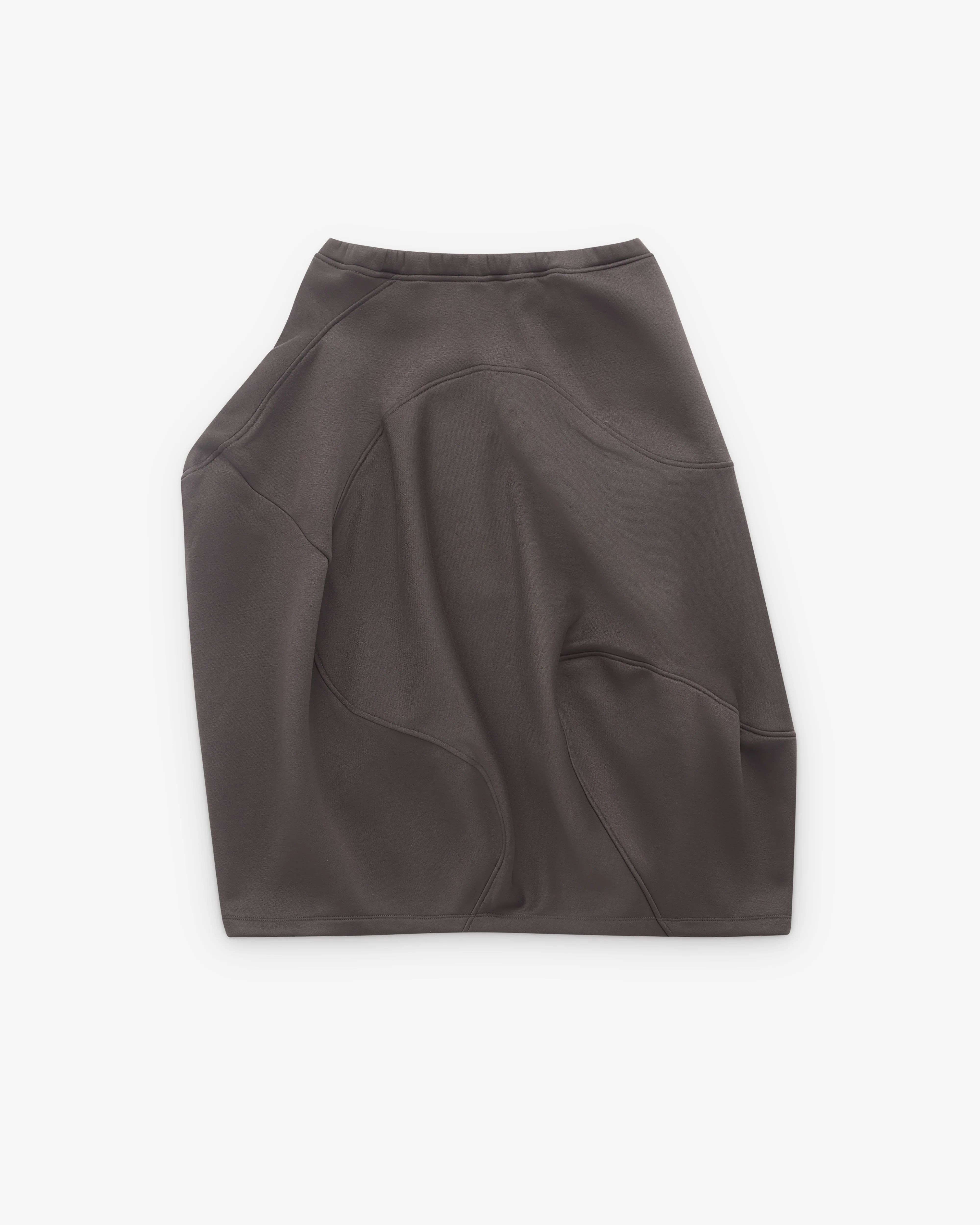 Melitta Baumeister - Women's Wavy Seam Skirt - (Stone Grey) - Image 2