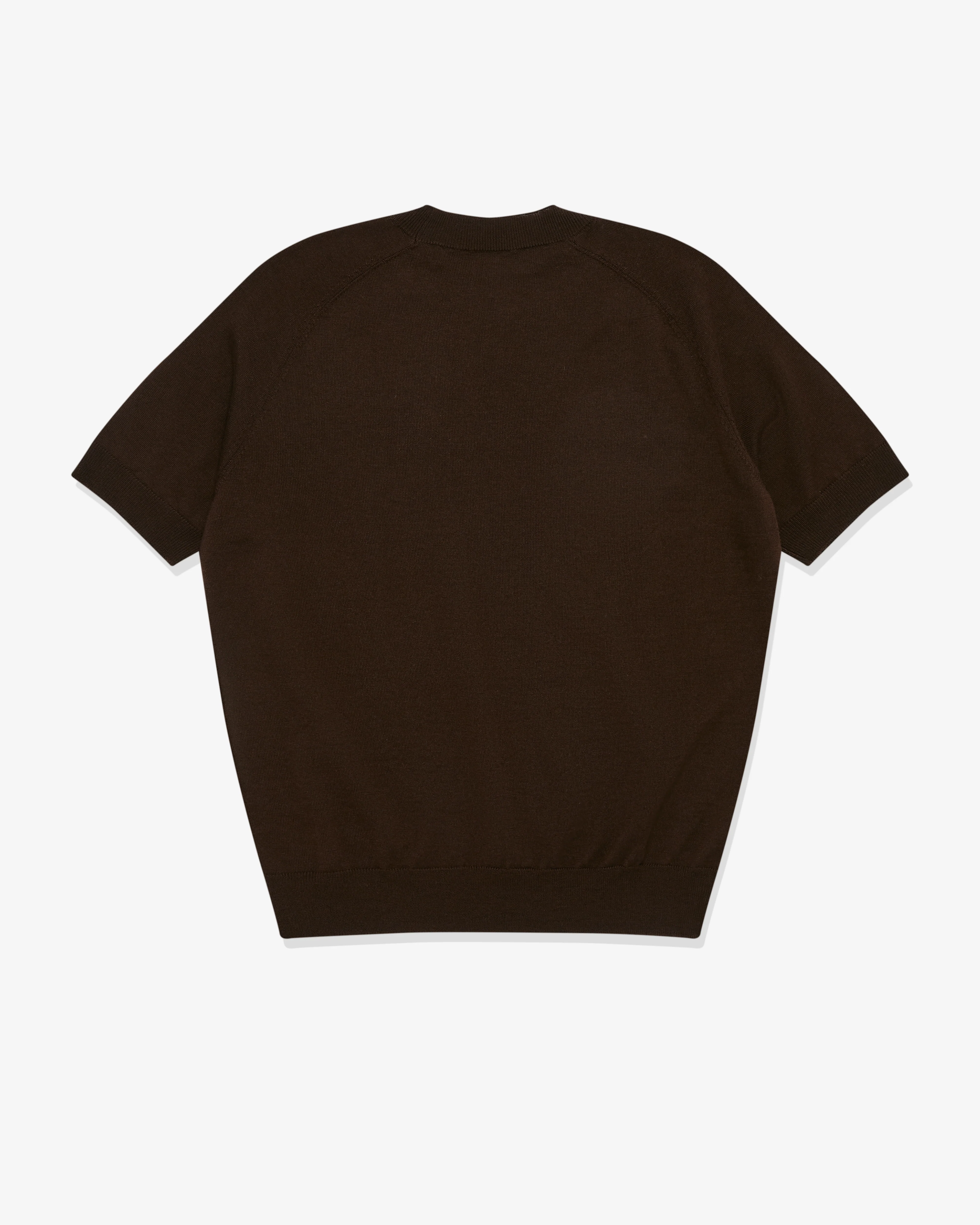 Meta Campania Collective - Men’s Jack Merino Wool T-Shirt - (Dark Chocolate) - Image 2