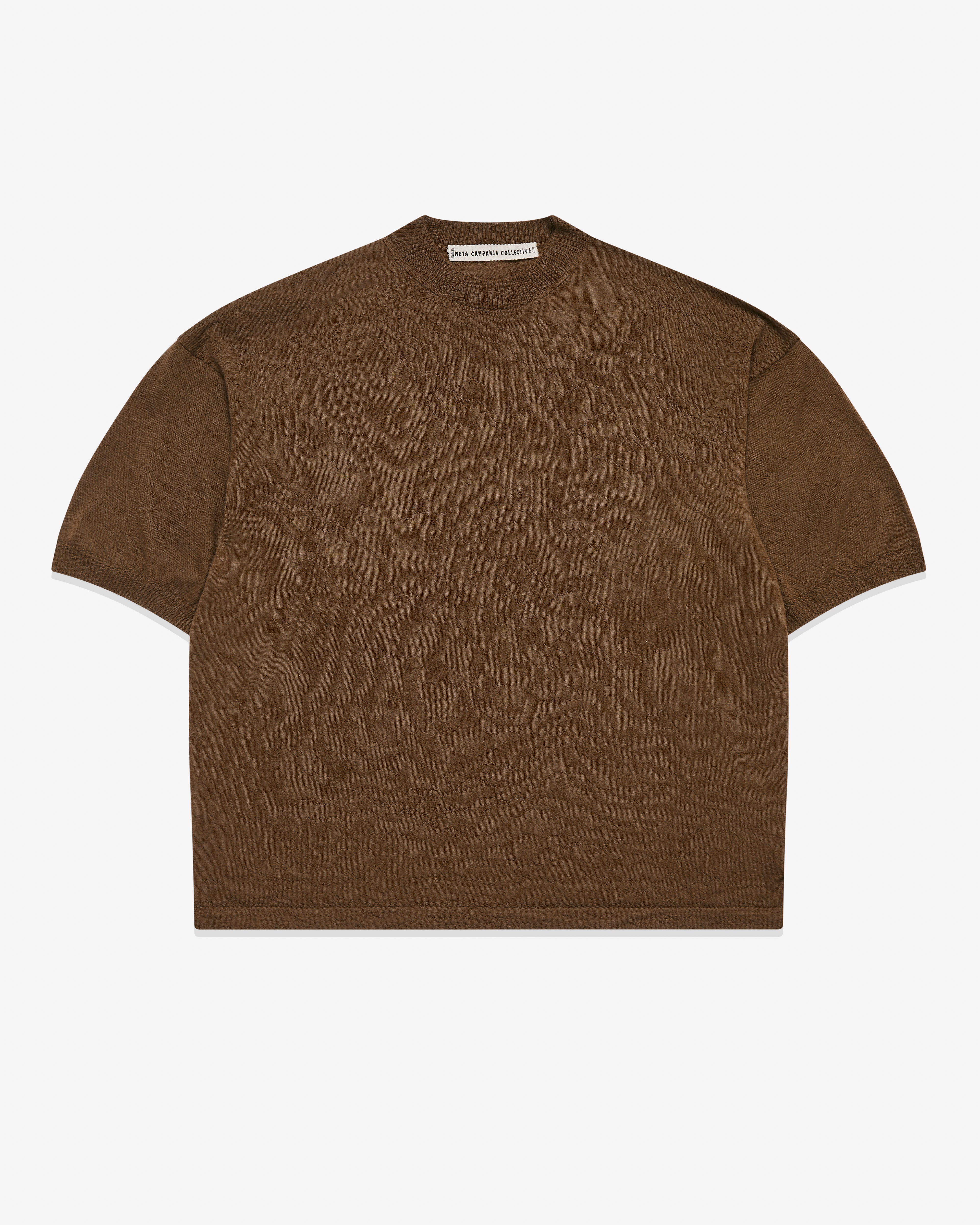 Meta Campania Collective - Men’s Felted Cashmere Surfer T-Shirt - (Mink)