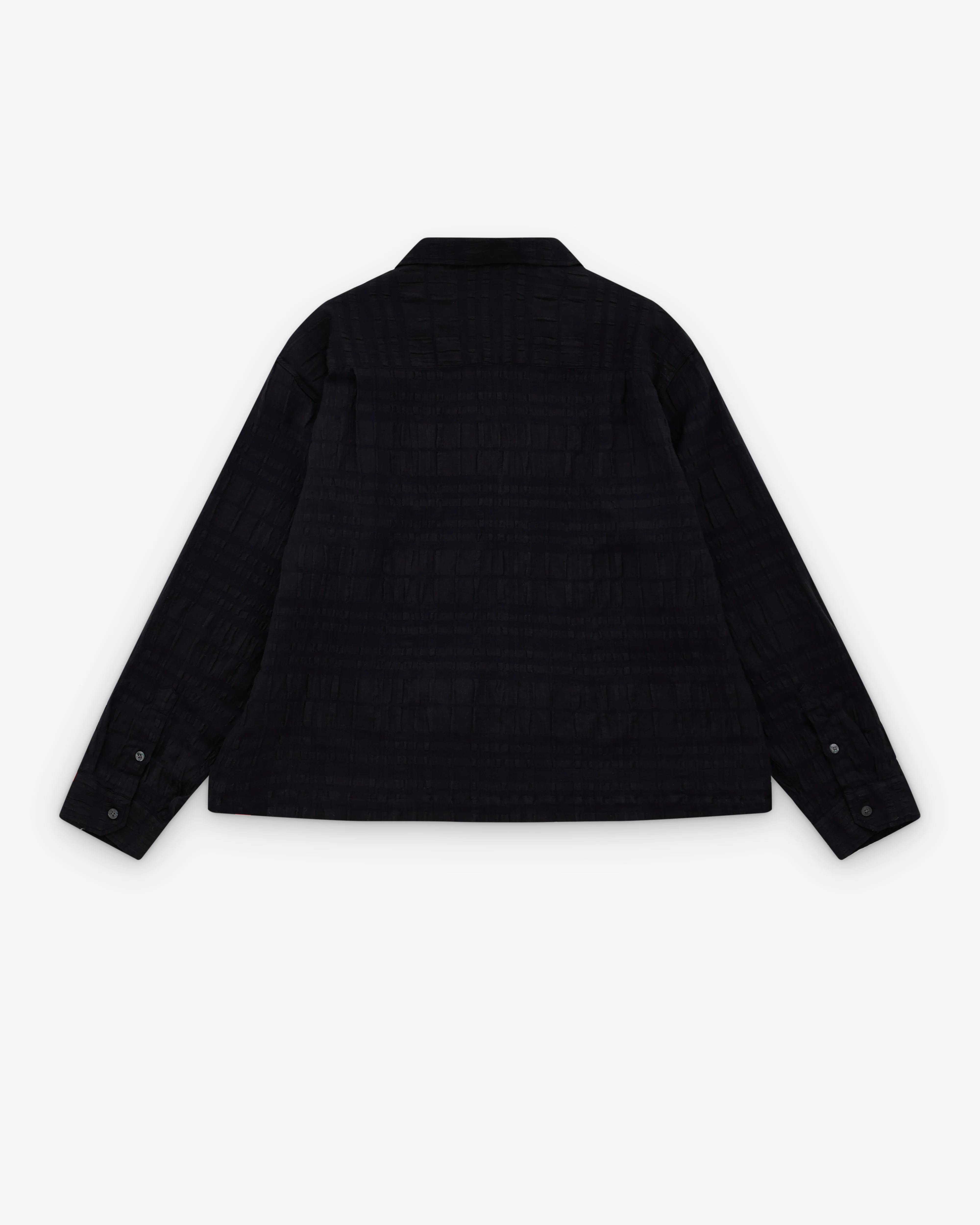 Mfpen - Men's Quarter Zip Shirt - (Black Stripe) - Image 2