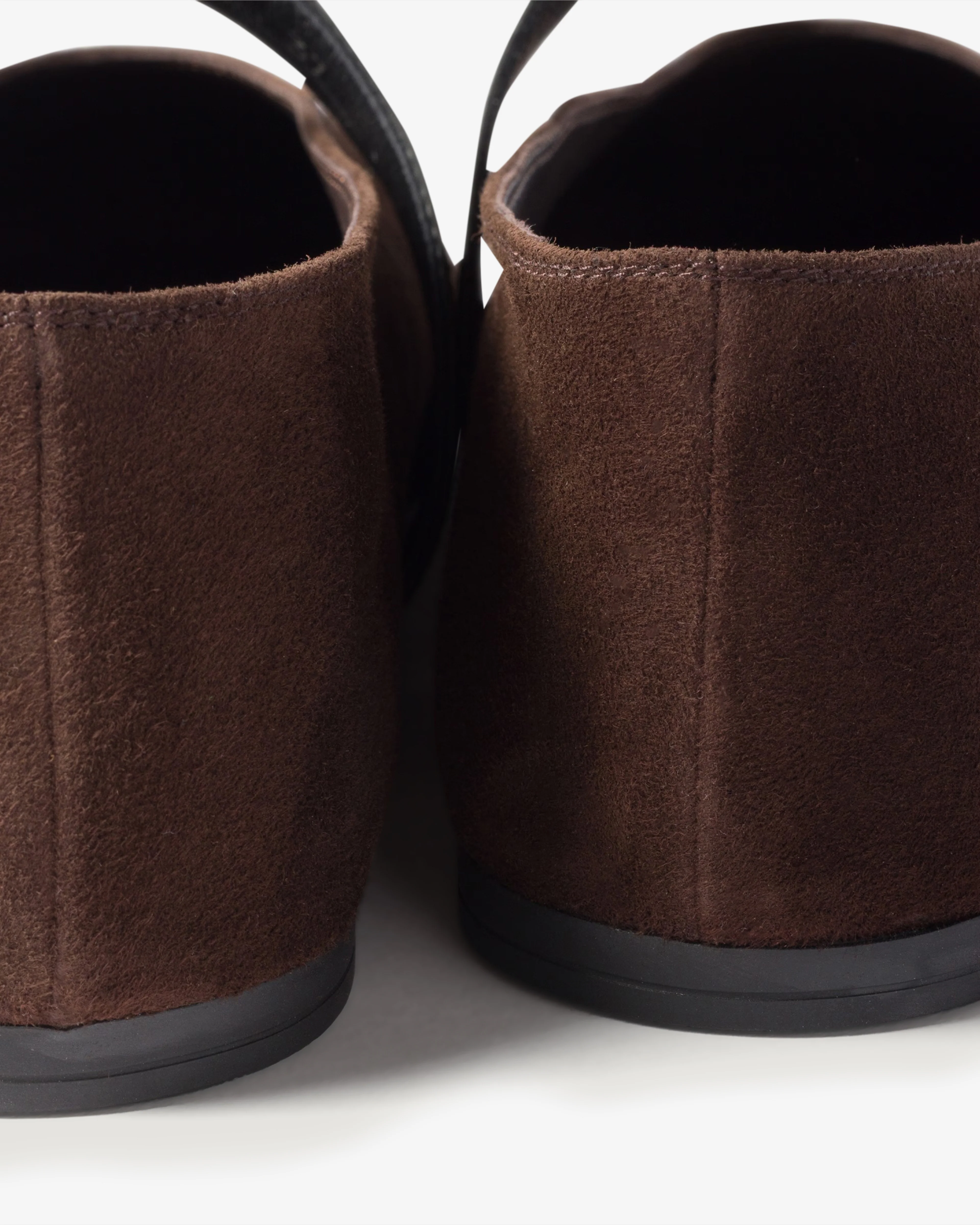 Miu Miu - Women's Suede Ballerinas - (Dark Brown) - Image 3