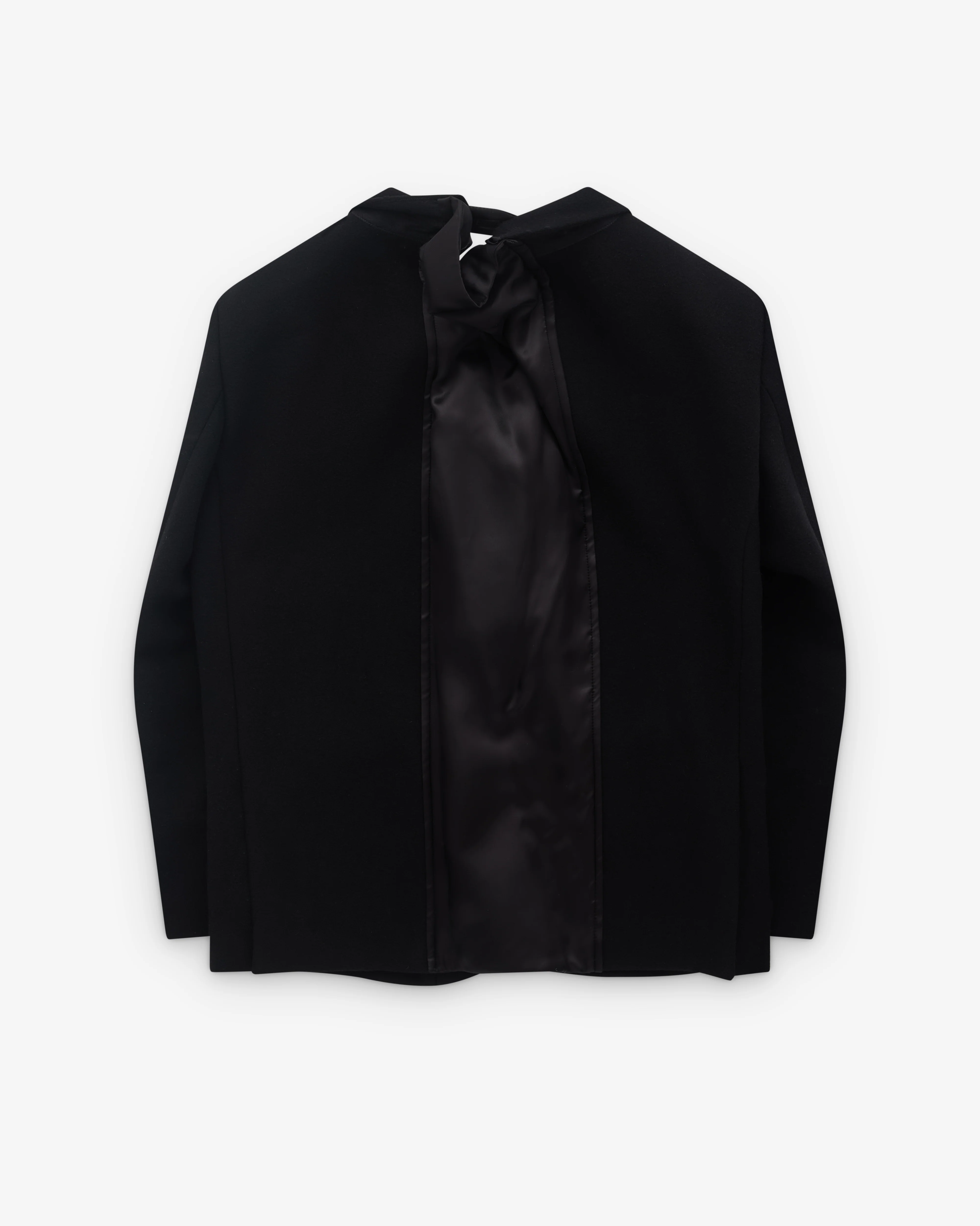 MM6 - Women's Panelled Oversized Blazer - (Black) - Image 2