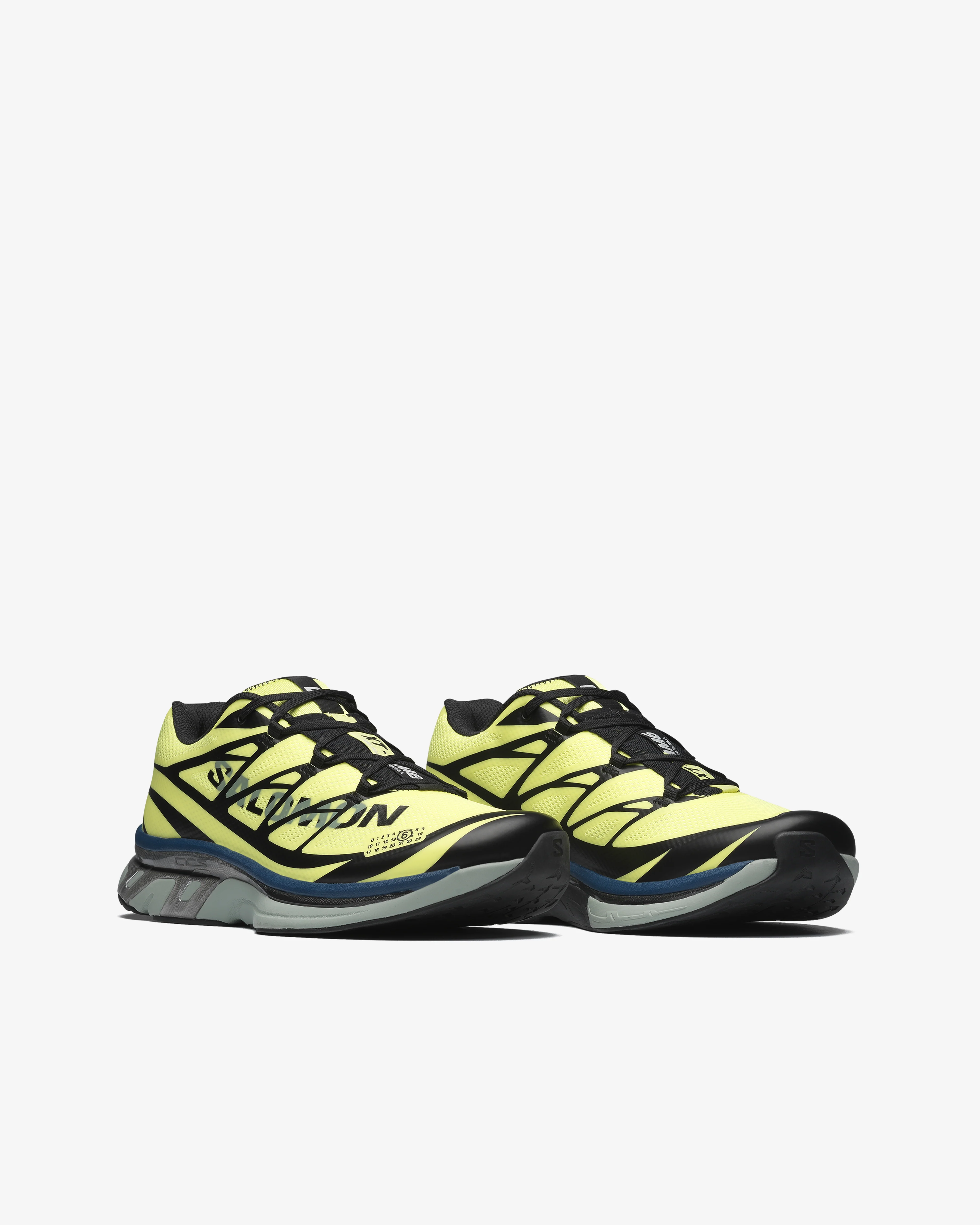 MM6 - Women's Salomon XT-6 Sneakers - (Sunny Lime/Black) - Image 2