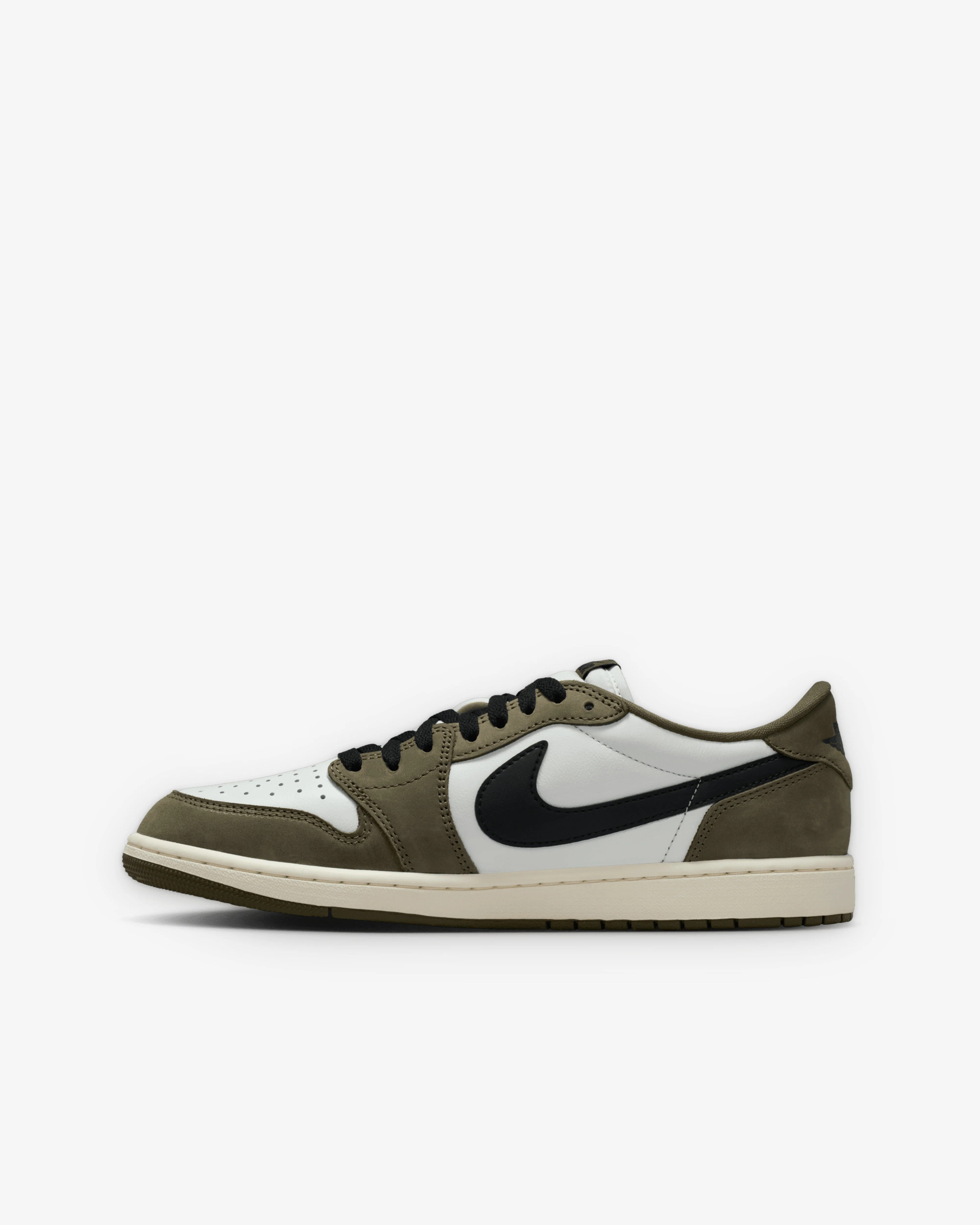 Nike - Men's Air Jordan 1 Retro Low OG - (Medium Olive) - Image 3