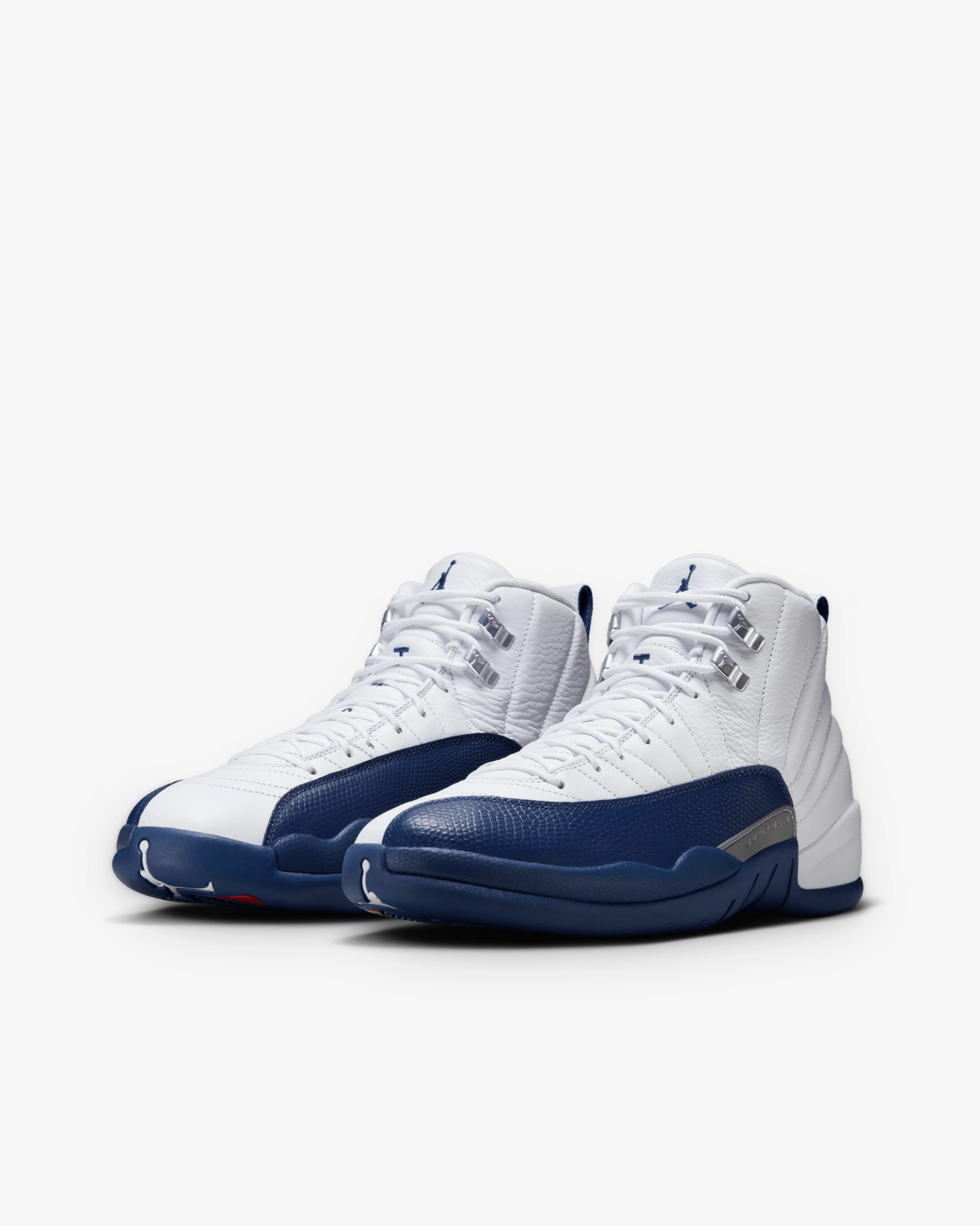 Nike - Men’s Air Jordan 12 Retro - (White/French Blue) - Image 3