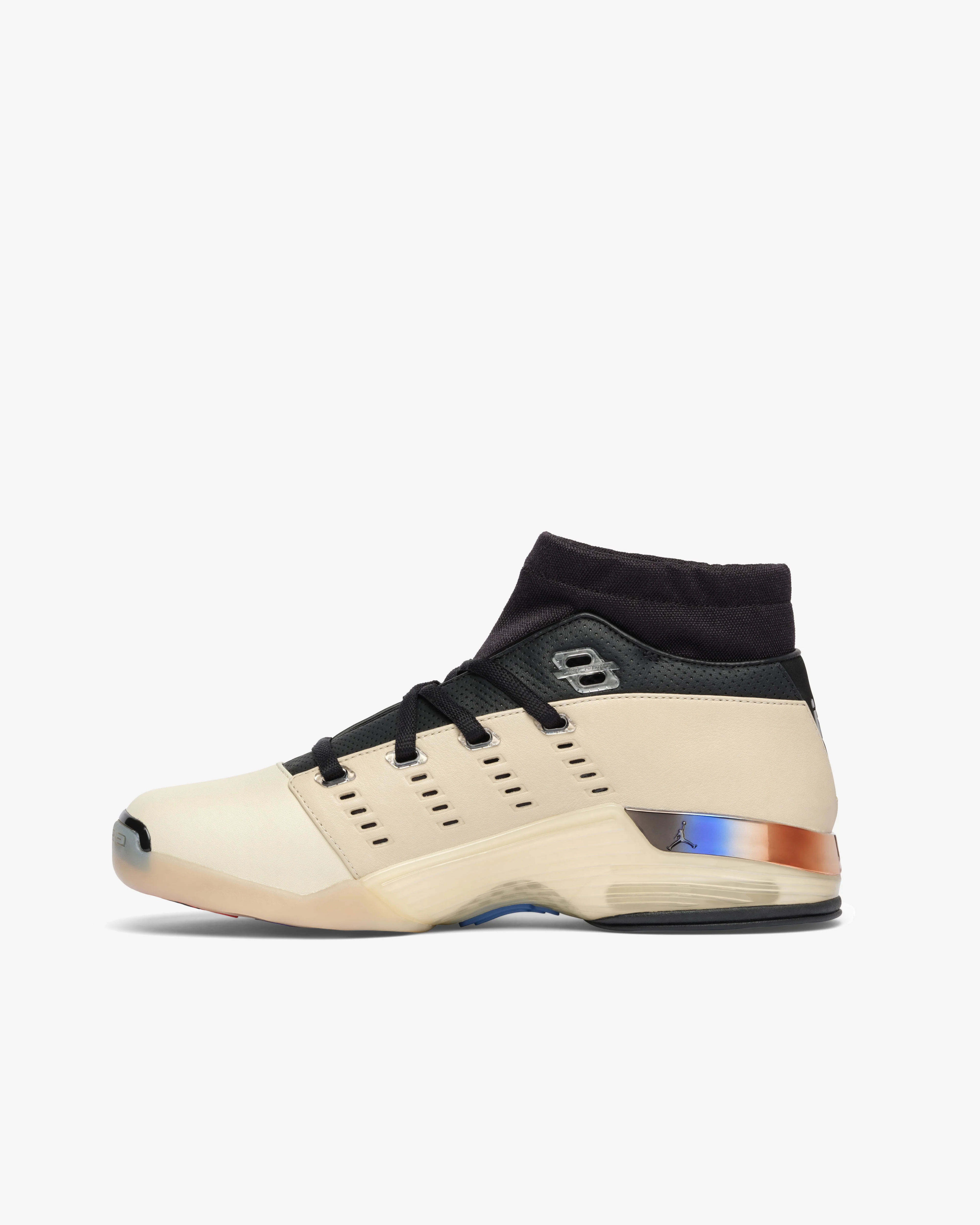 Nike - Men's Air Jordan 17 Retro Low - (Beach/Metallic Silver) - Image 2
