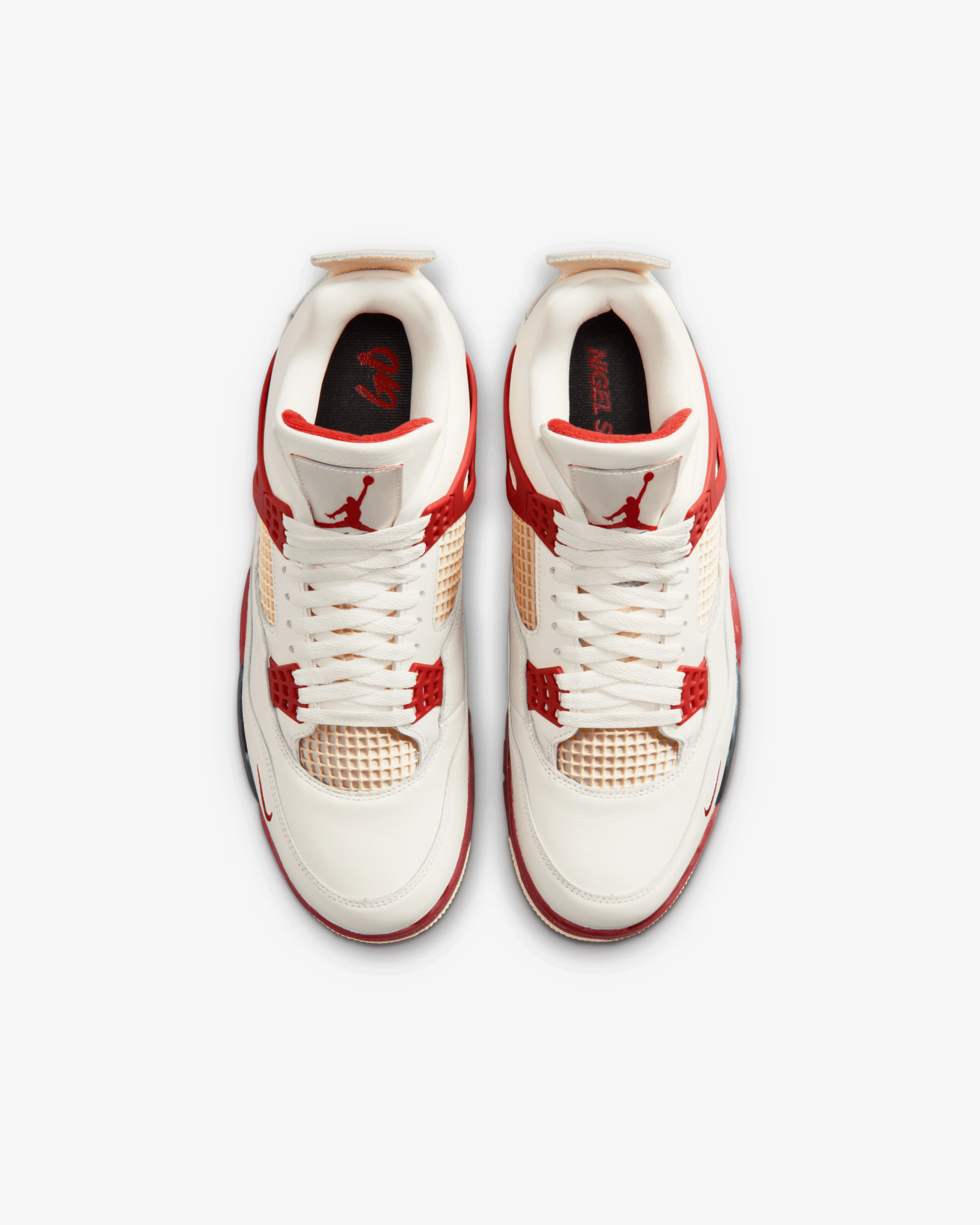 Nike - Men's Nigel Sylvester Air Jordan 4 Retro OG - (Sail/Cinnabar) - Image 5