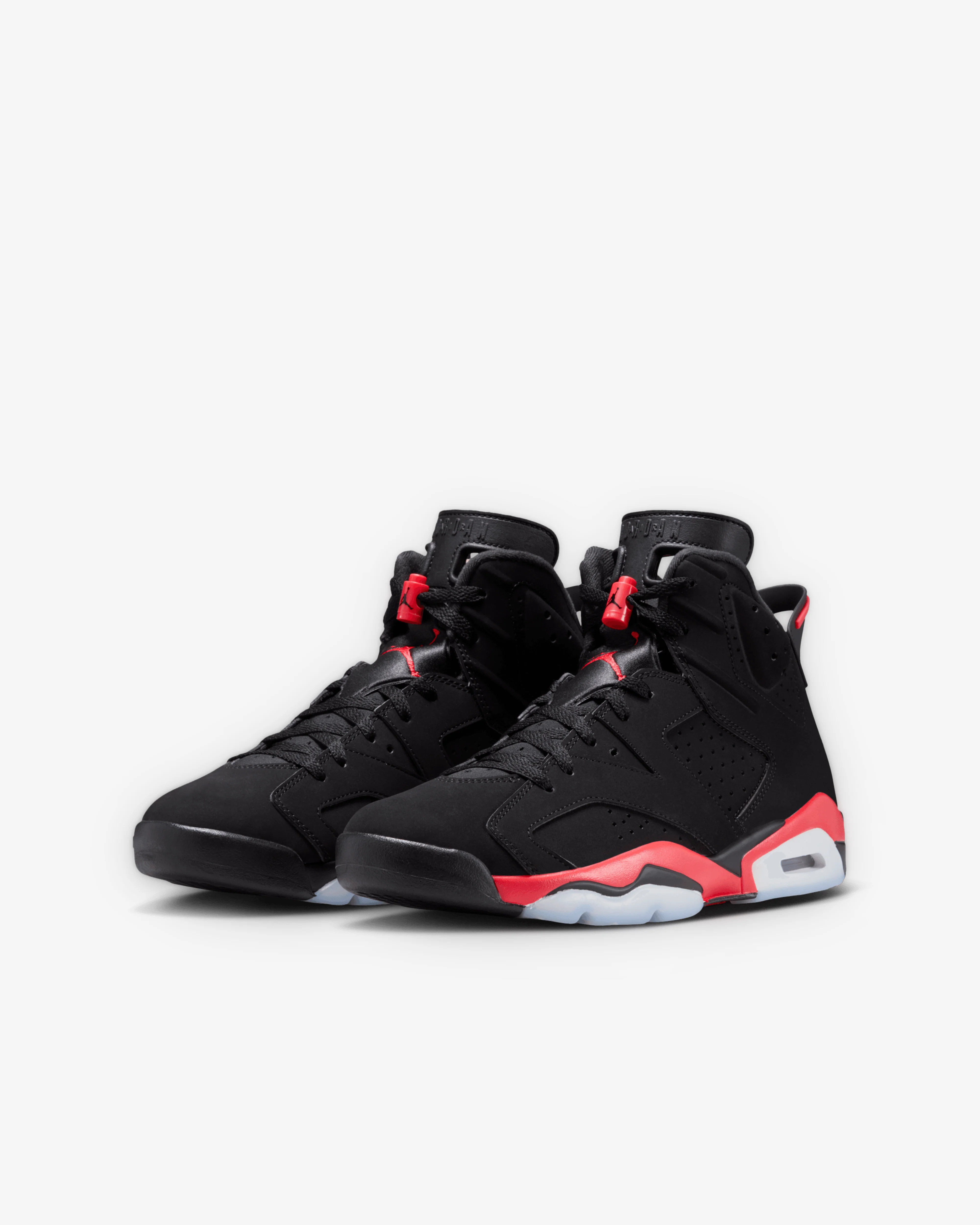 Nike - Men's Air Jordan 6 Retro - (Black/Light Crimson) - Image 3