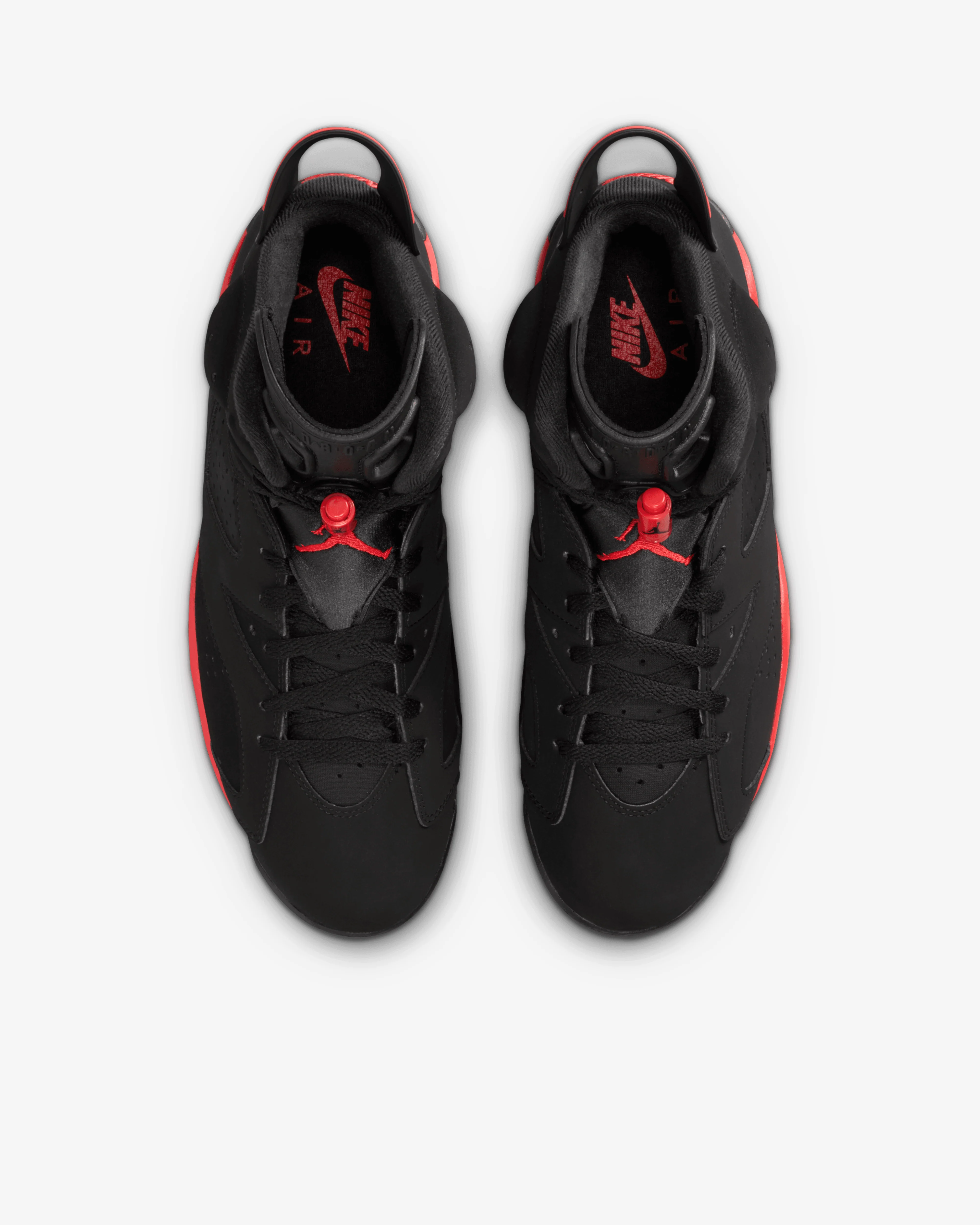 Nike - Men's Air Jordan 6 Retro - (Black/Light Crimson) - Image 5