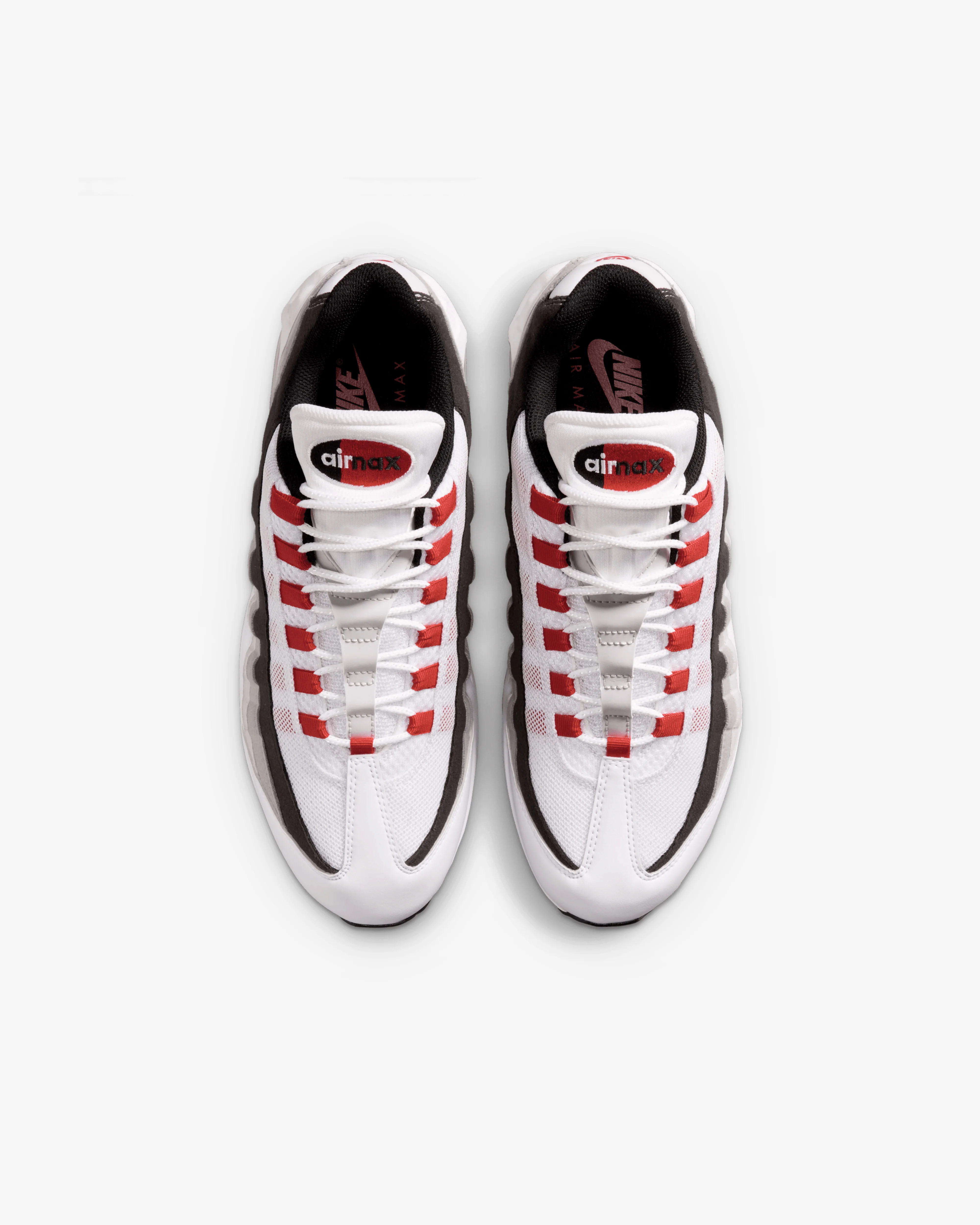 Nike - Men's Air Max 95 Big Bubble Premium - (White/Comet Red) - Image 5