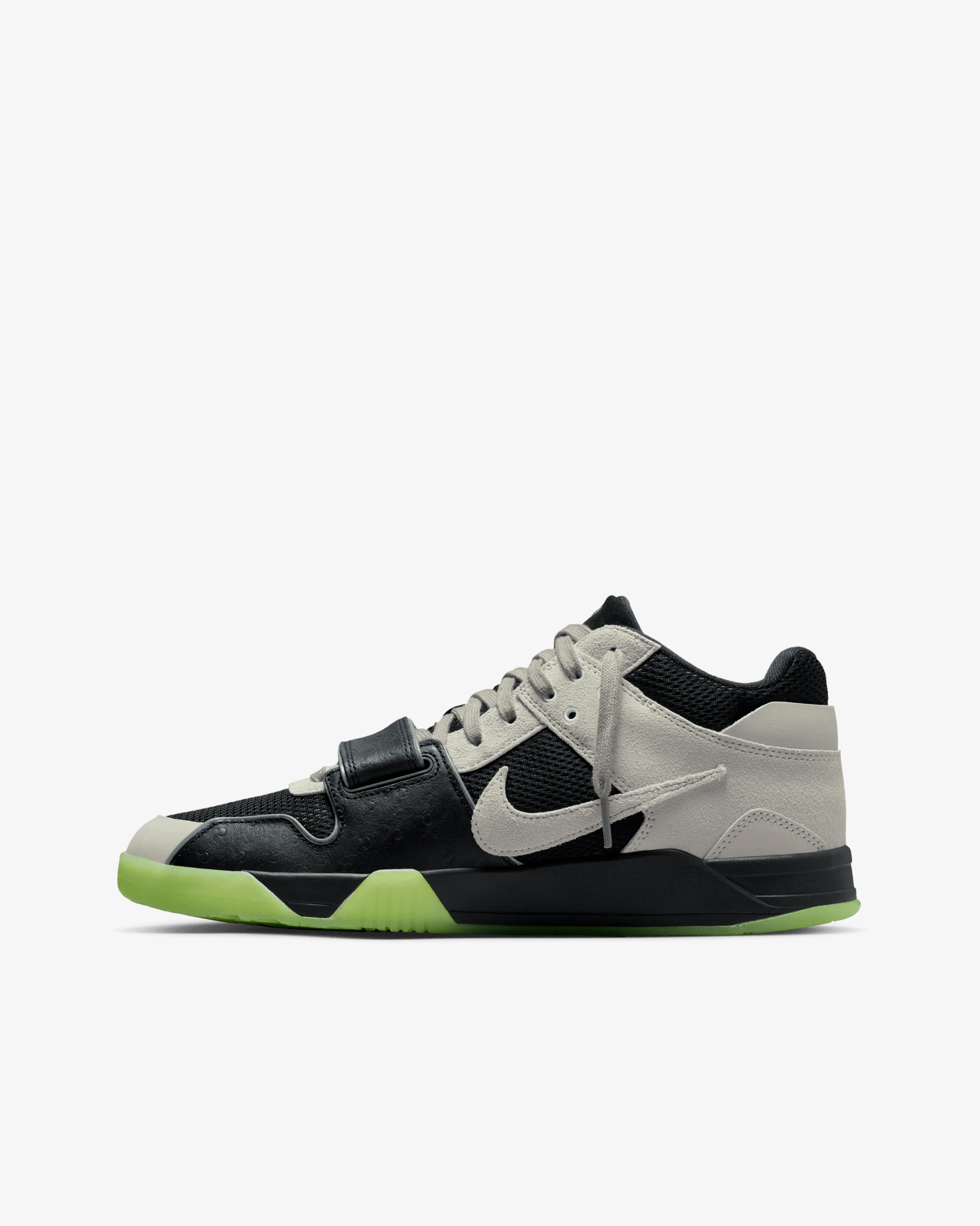 Nike - Men's Travis Scott CJ1 T-Rexx - (Black/Night Silver) - Image 2