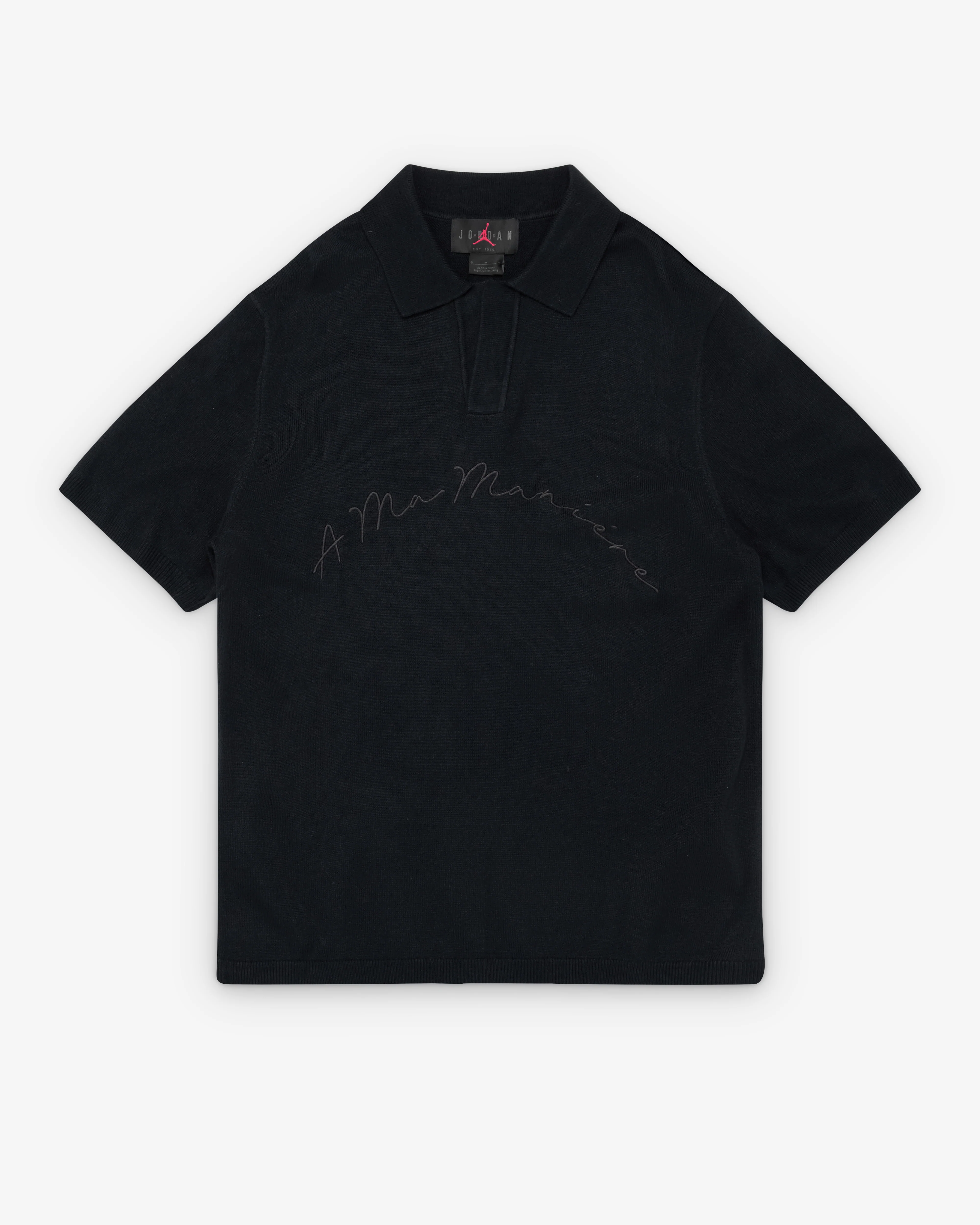 Nike - Men's Jordan A Ma Maniére Knit Polo - (Black)
