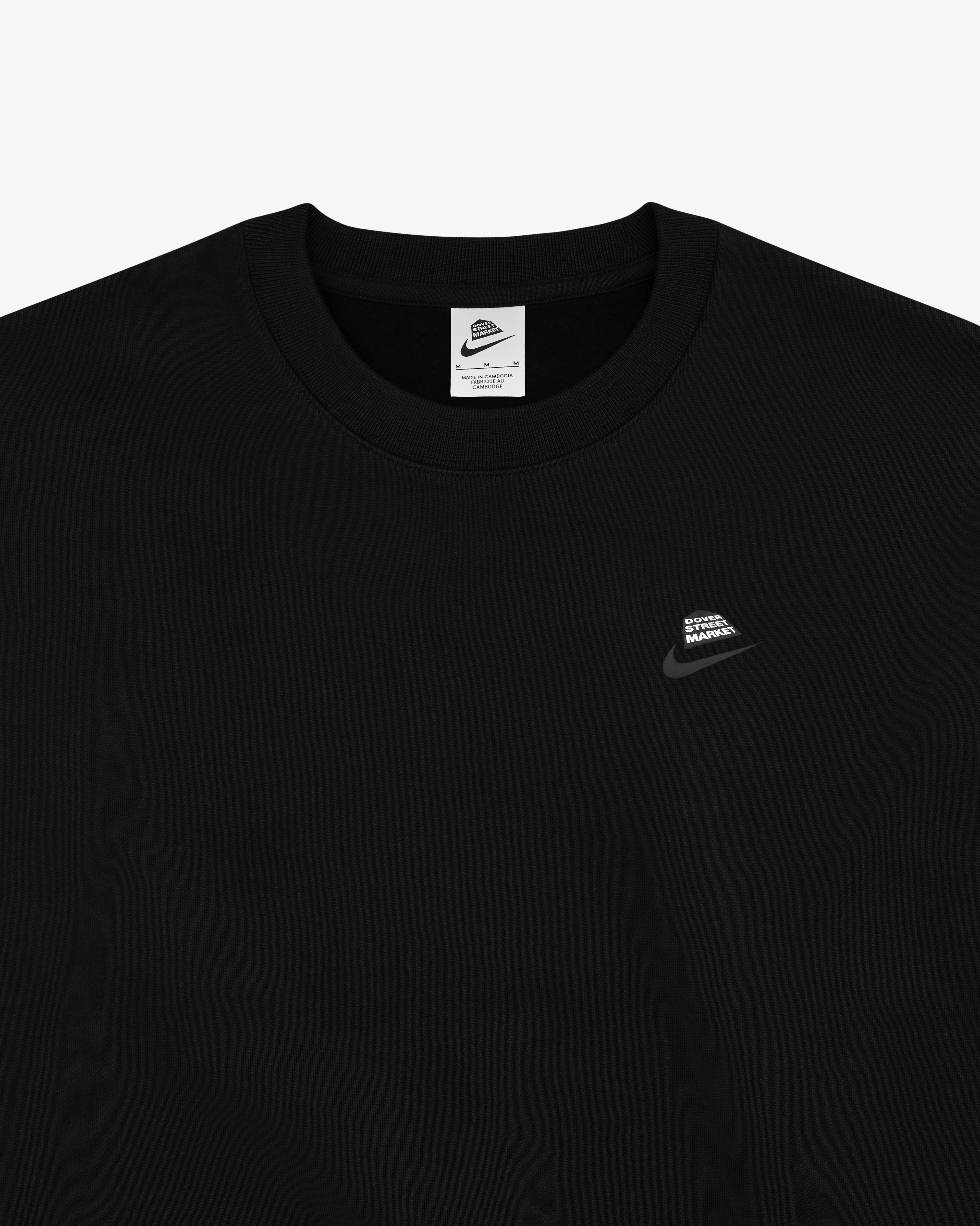 Nike - DSM Men’s Fleece Crewneck Sweatshirt - (Black) - Image 3