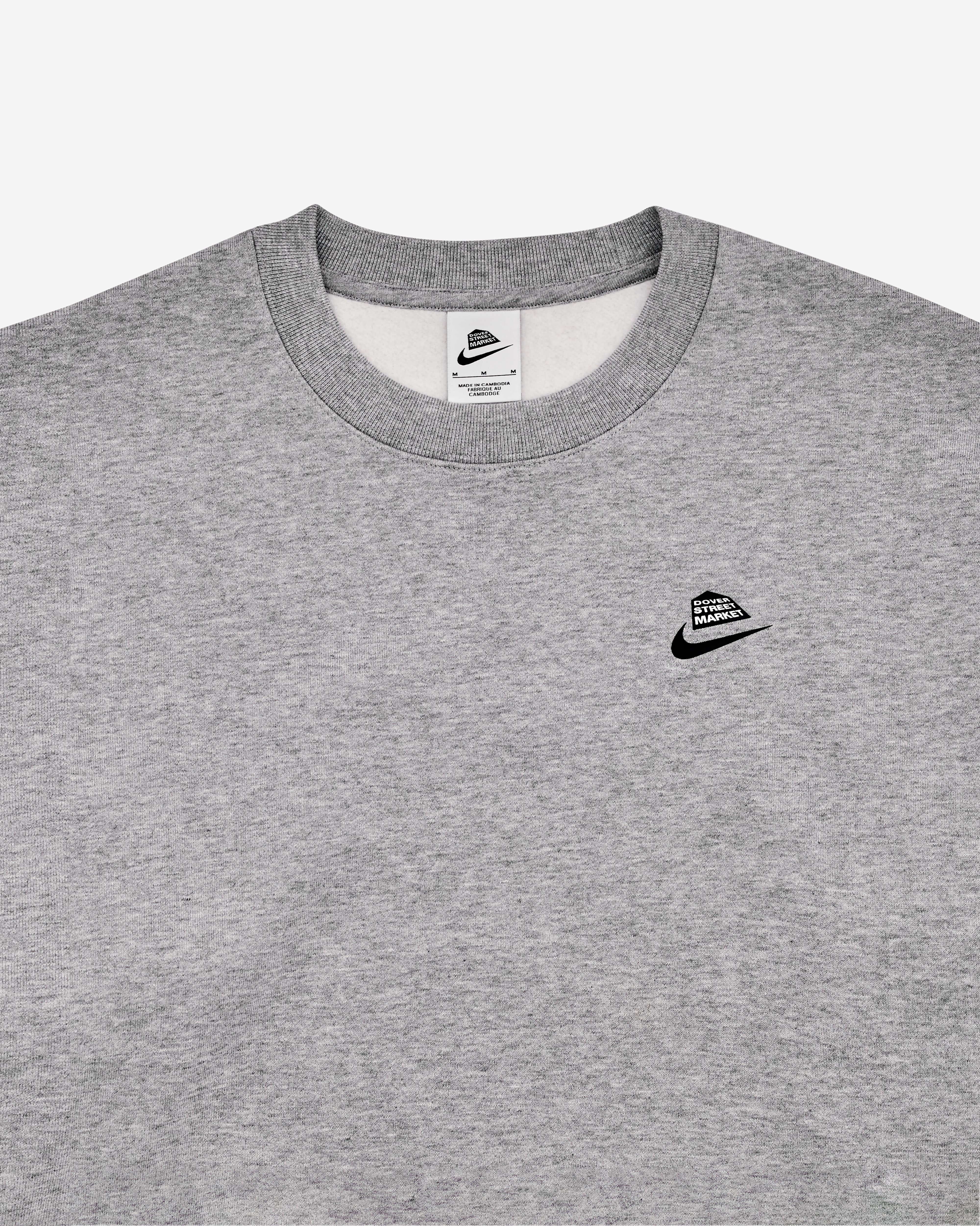 Nike - DSM Men’s Fleece Crewneck Sweatshirt - (Dark Grey) - Image 3