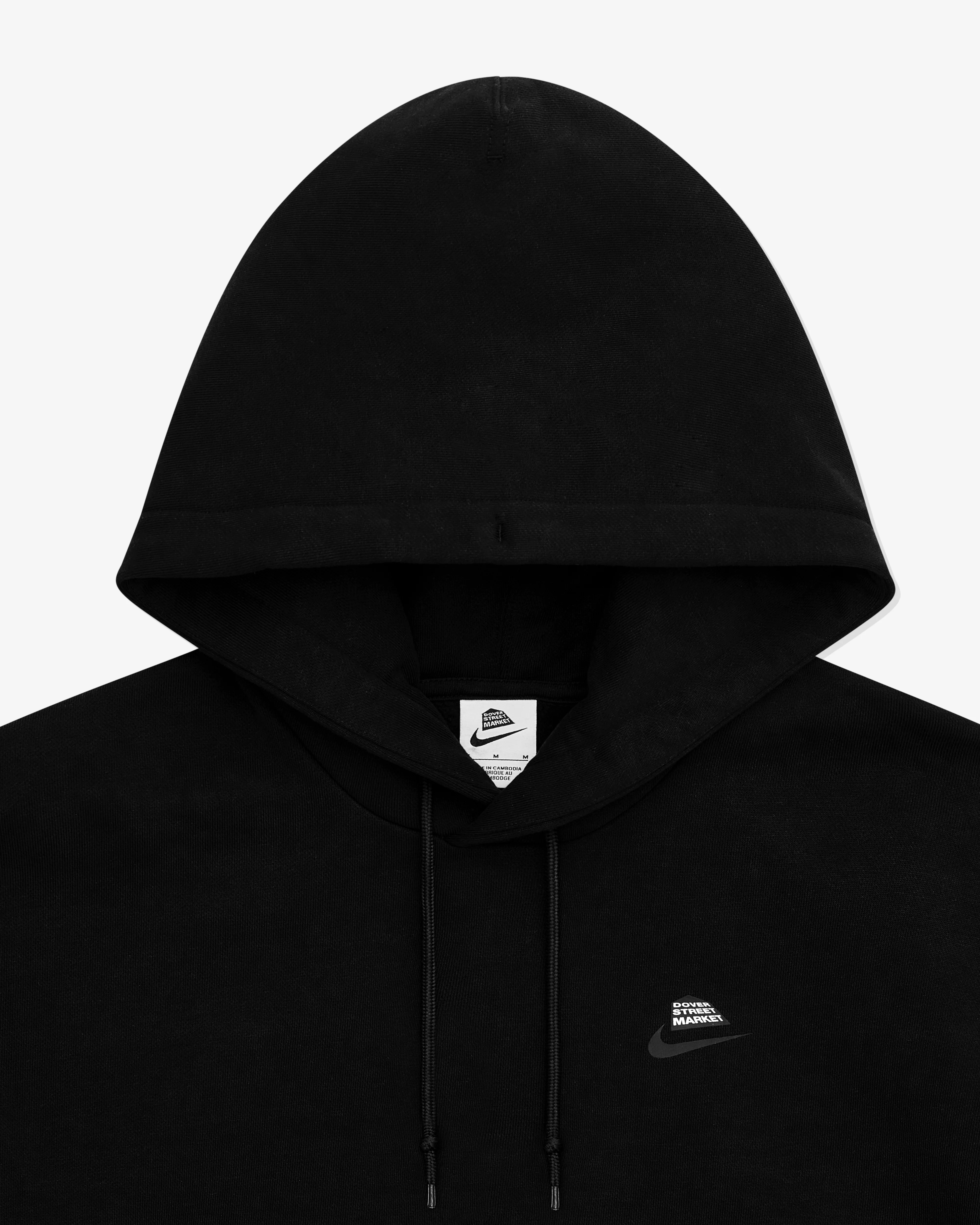 Nike - DSM Men’s Fleece Hooded Sweatshirt - (Black) - Image 3