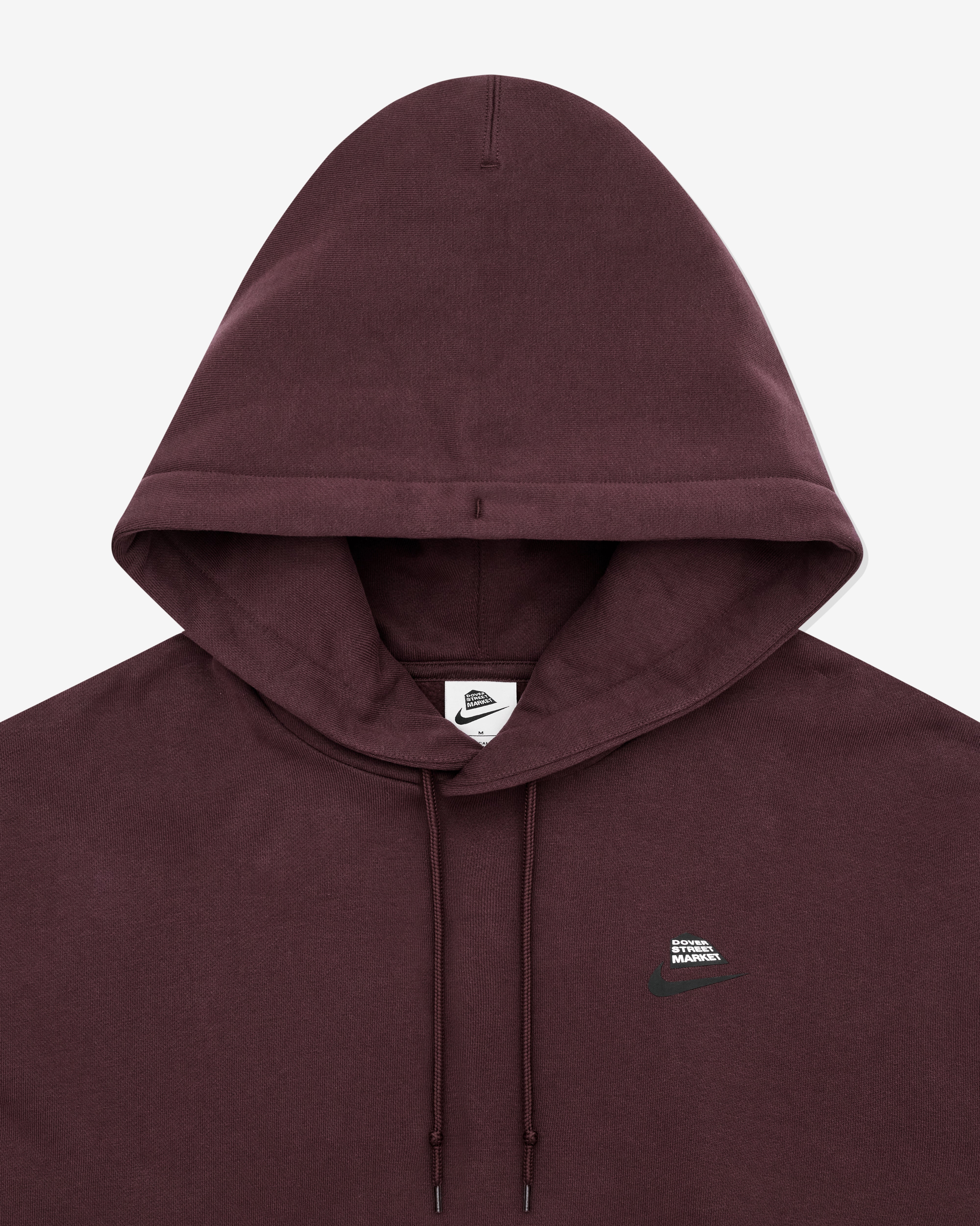 Nike - DSM Men’s Fleece Hooded Sweatshirt - (Burgundy) - Image 3