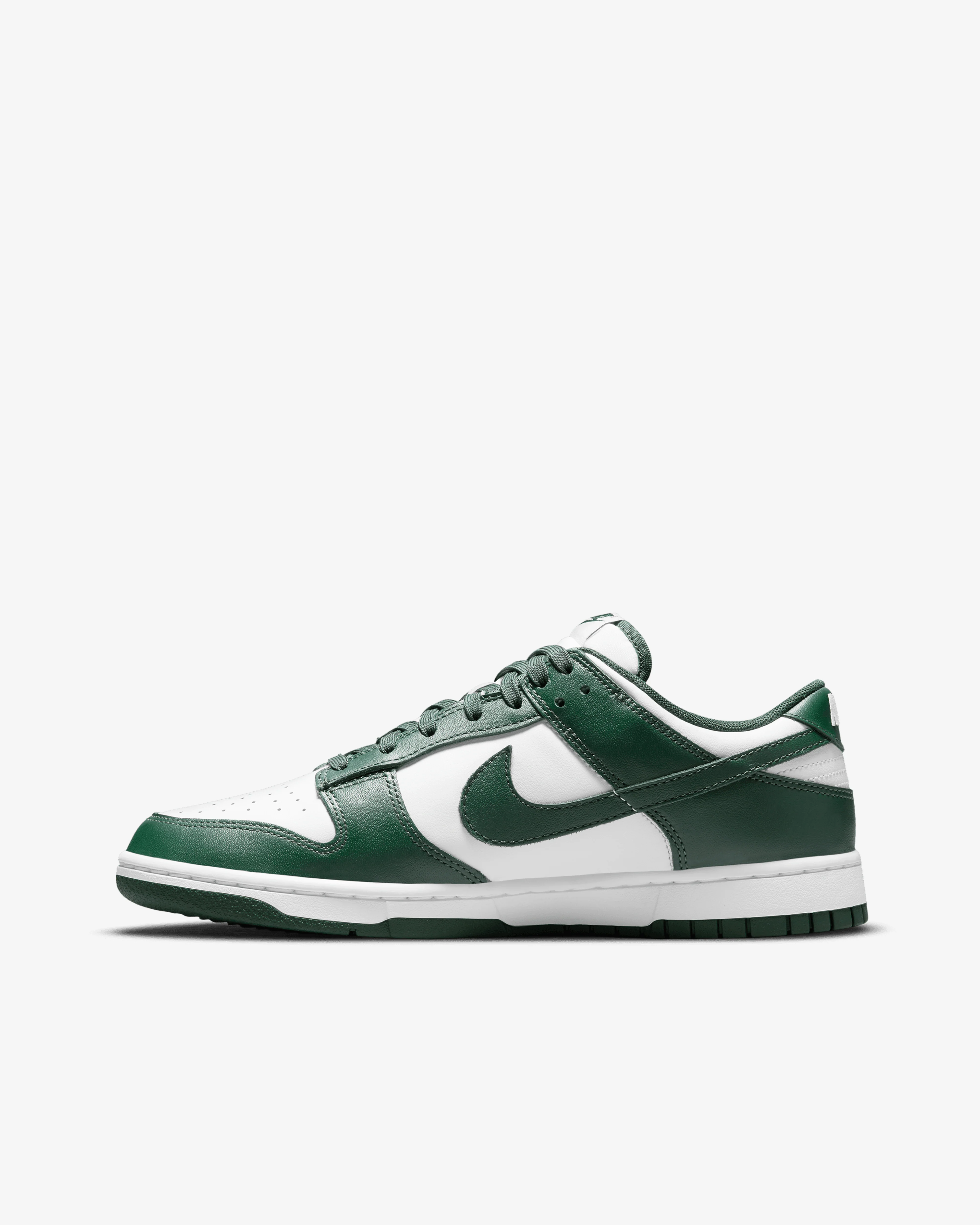 Nike - Men’s Dunk Low Retro - (White/Team Green DD1391-101) - Image 2