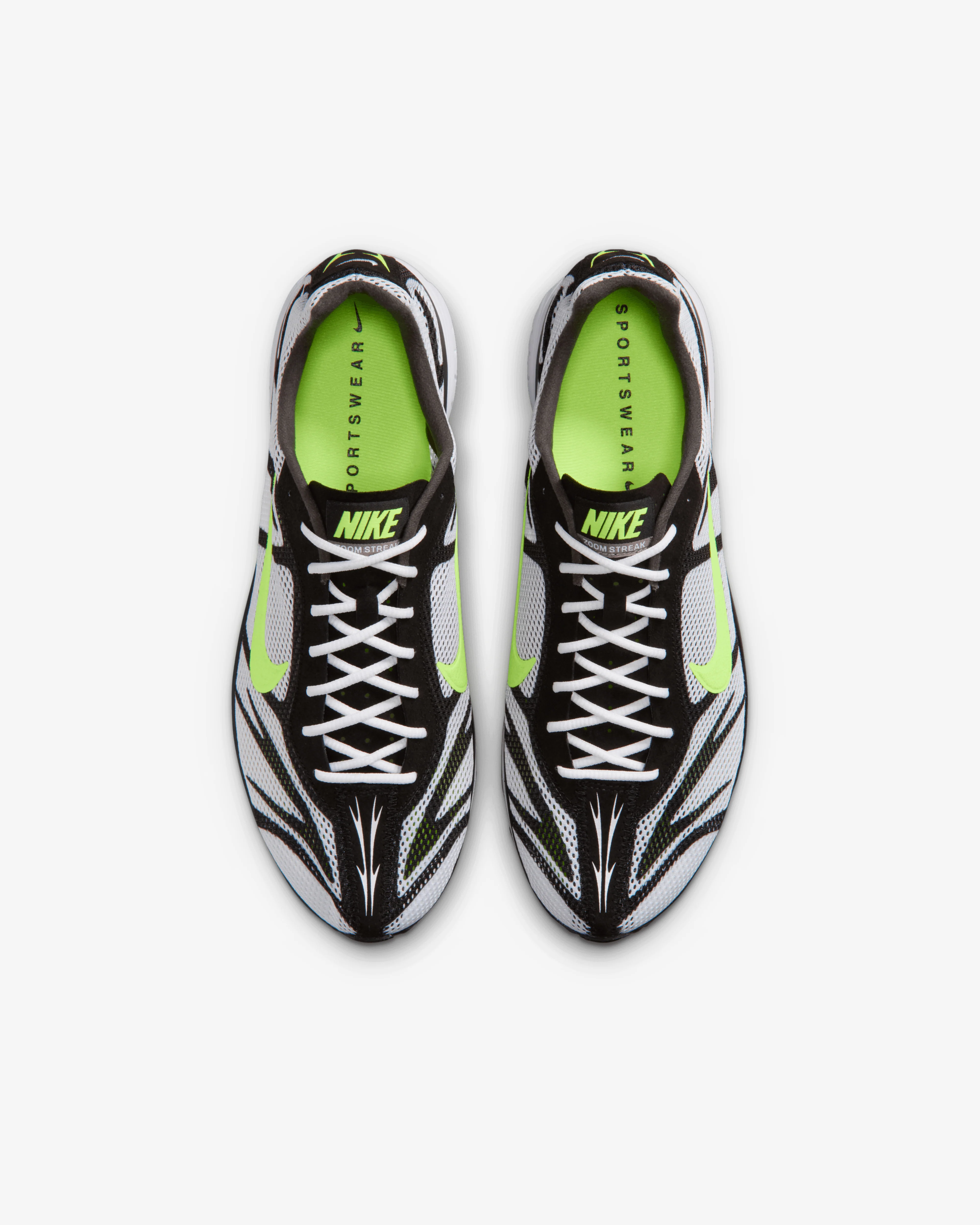 Nike - Men's Zoom Streak 3 - (White/Volt) - Image 5
