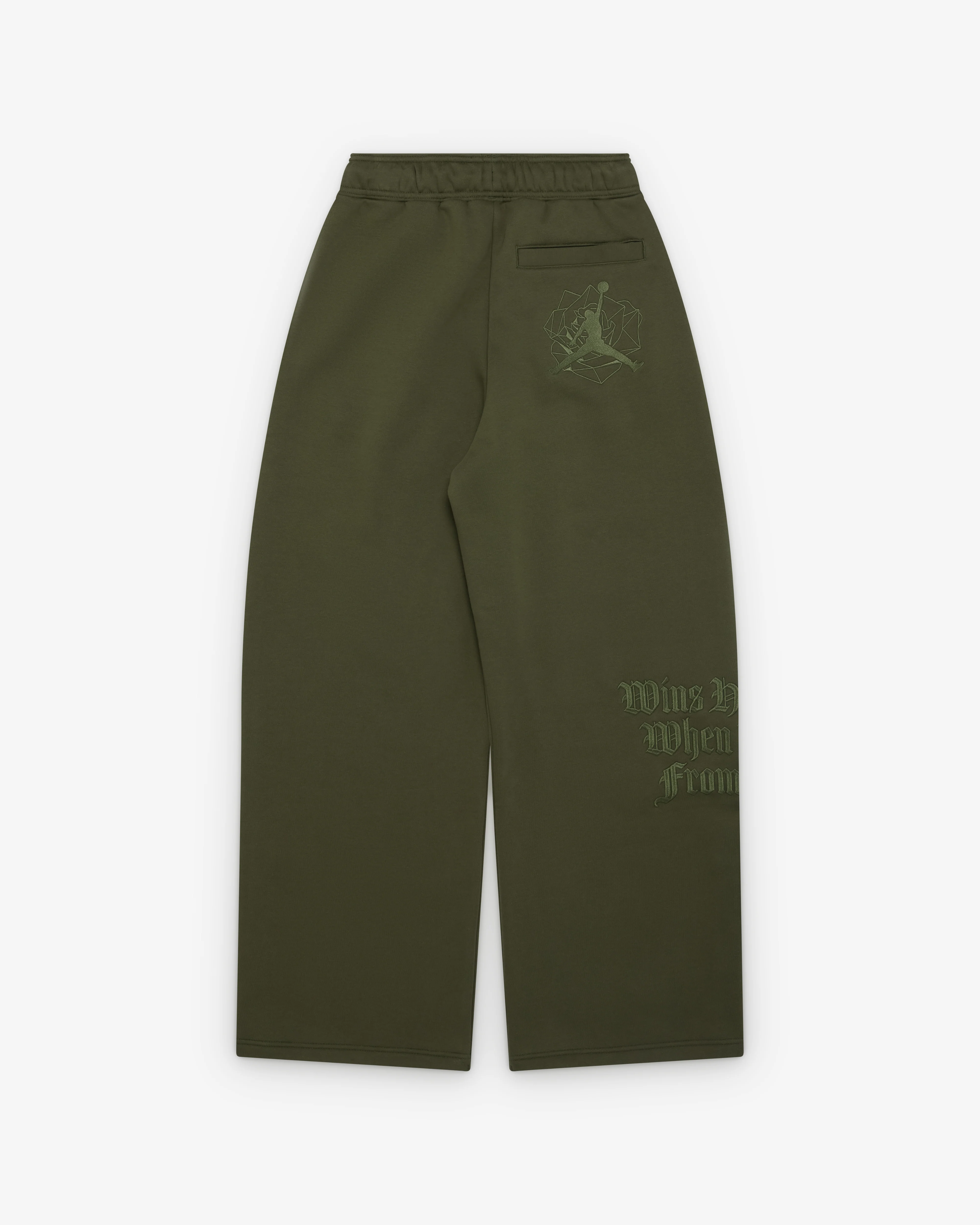 Nike - Women's Teanna Taylor Fleece Pants - (Rough Green) - Image 2