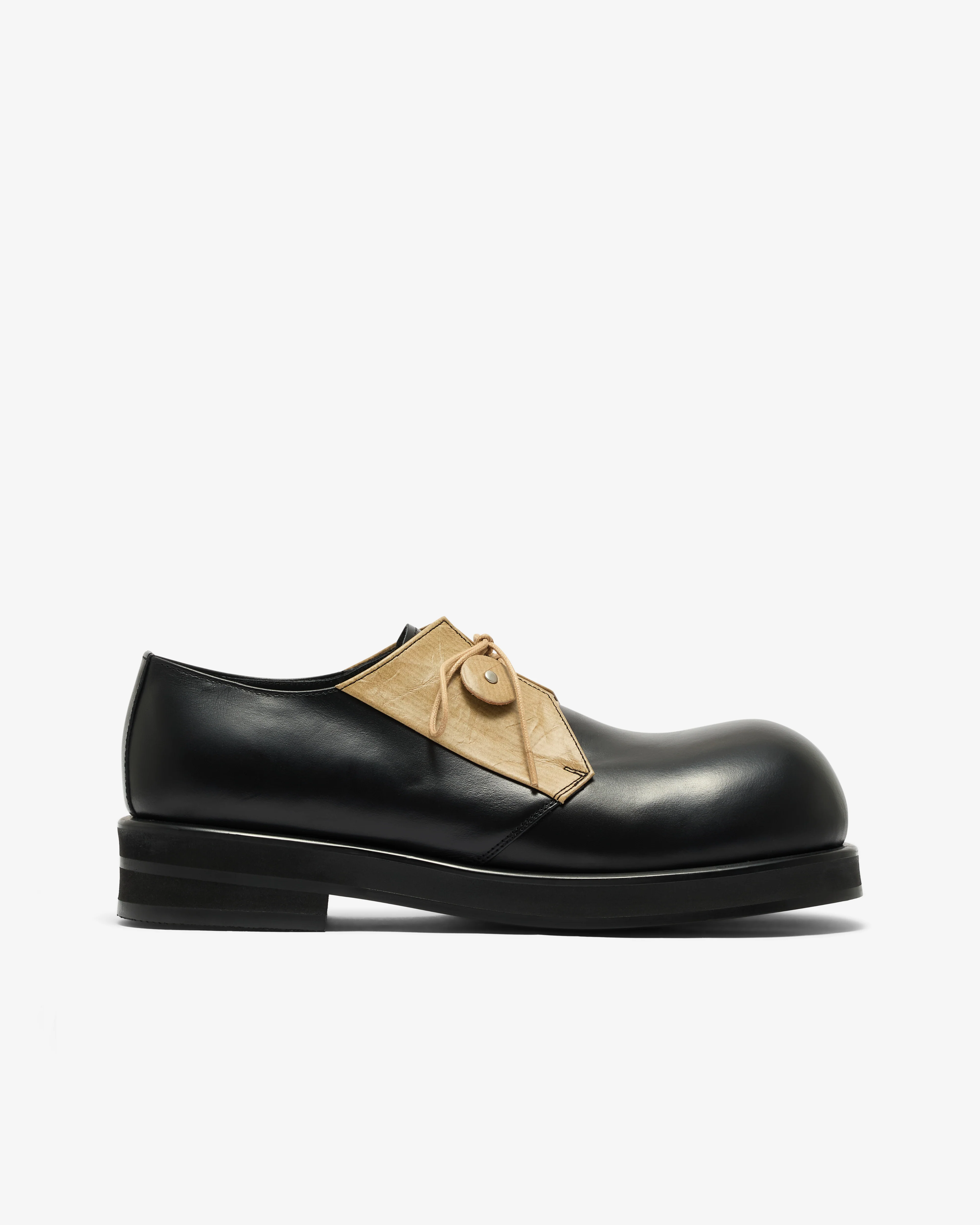 No Idea - Men's Big Foot Document Envelope Derby - (Black/Brown)