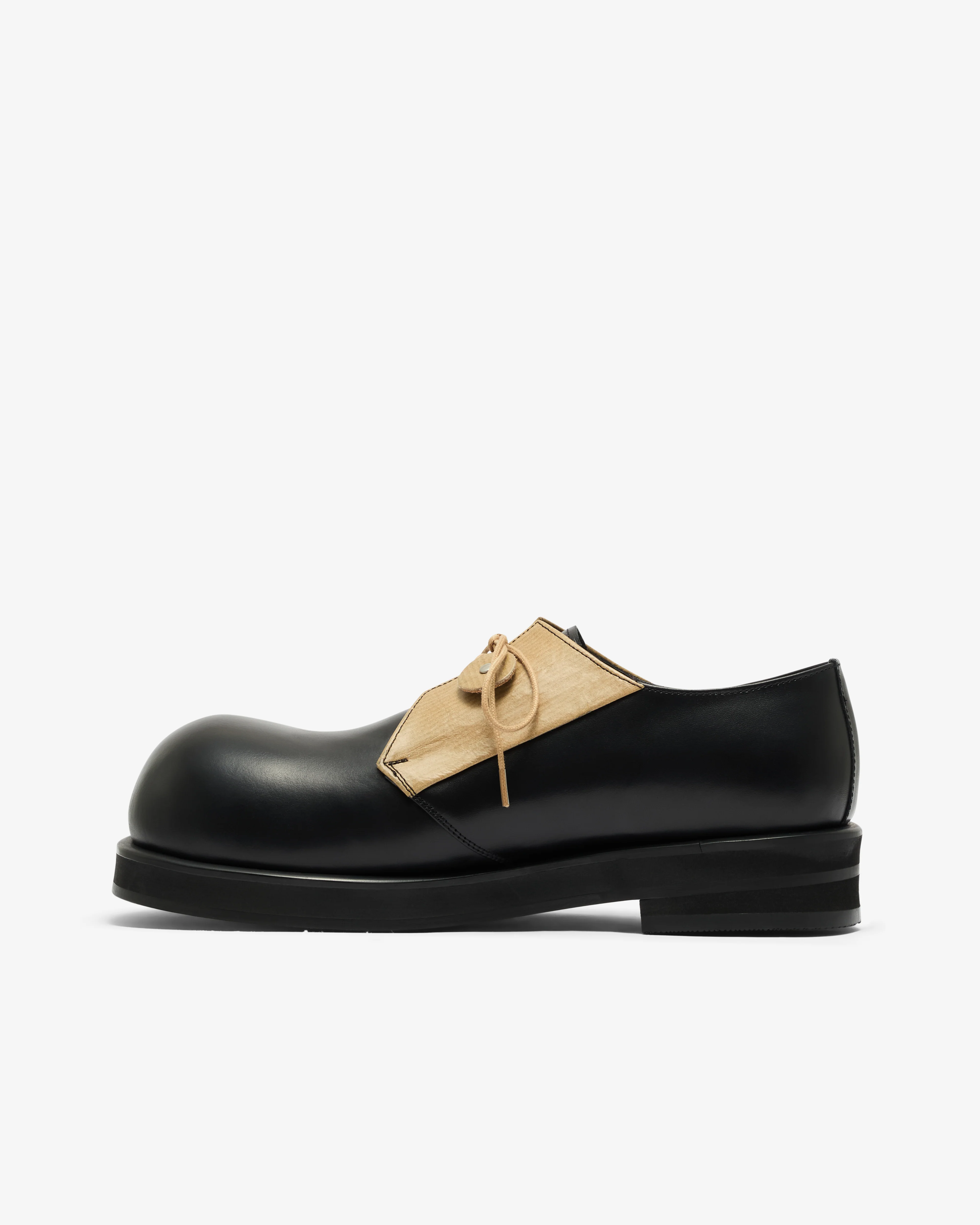 No Idea - Men's Big Foot Document Envelope Derby - (Black/Brown) - Image 3