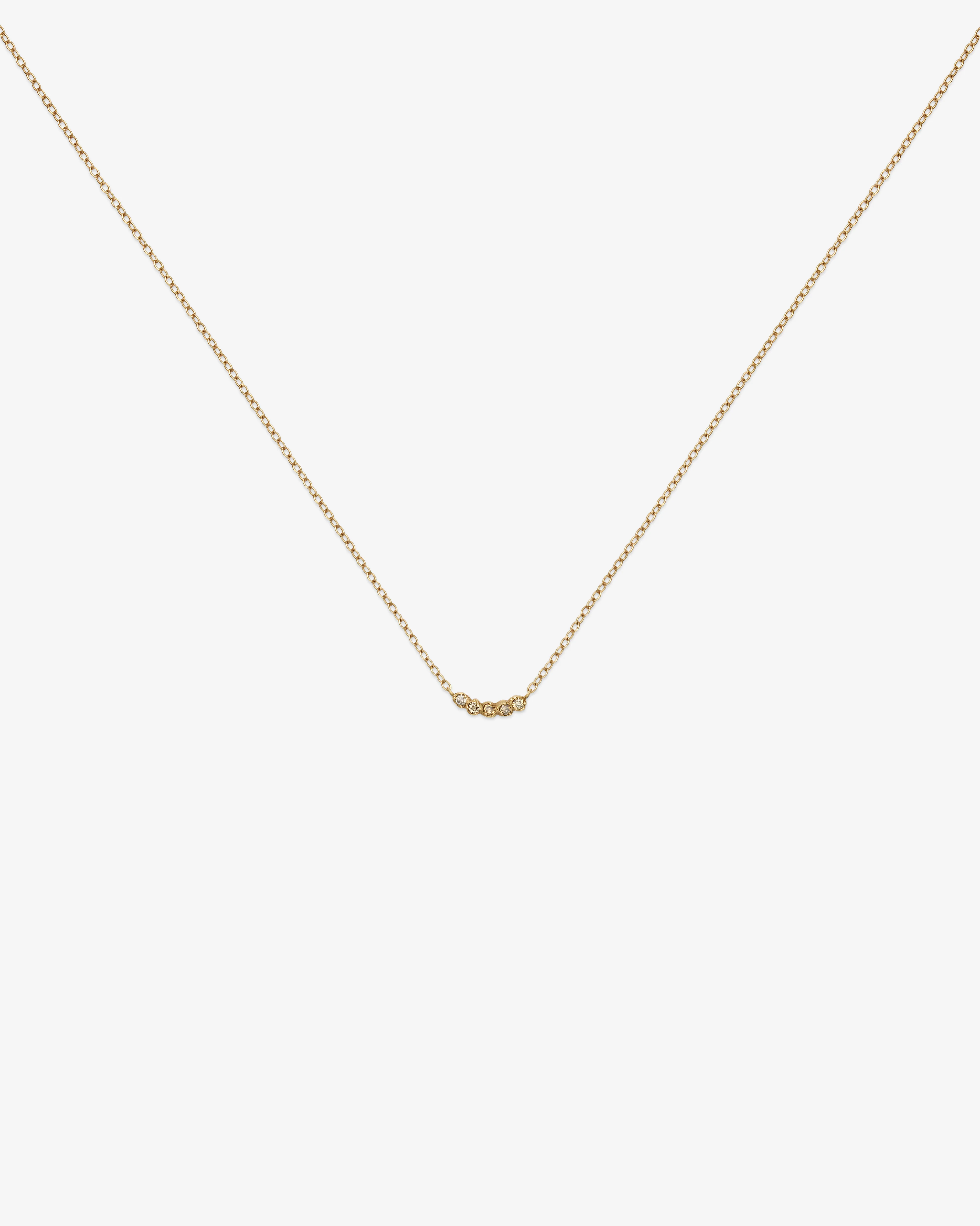Noguchi Bijoux  - Diamond Necklace -  (Yellow Gold) - Image 2