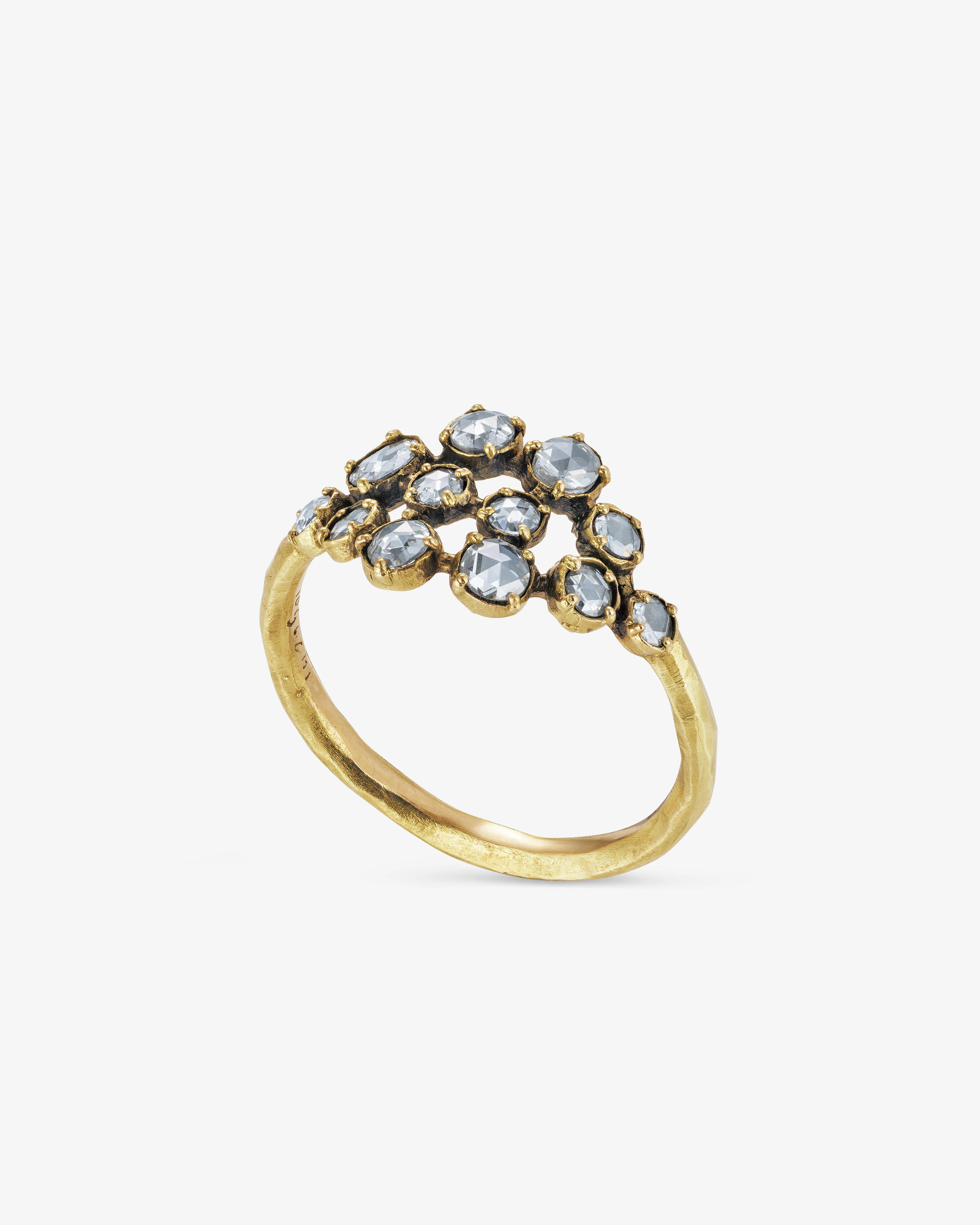 Noguchi Bijoux - Rose Cut Diamond Ring - (Yellow Gold) - Image 2