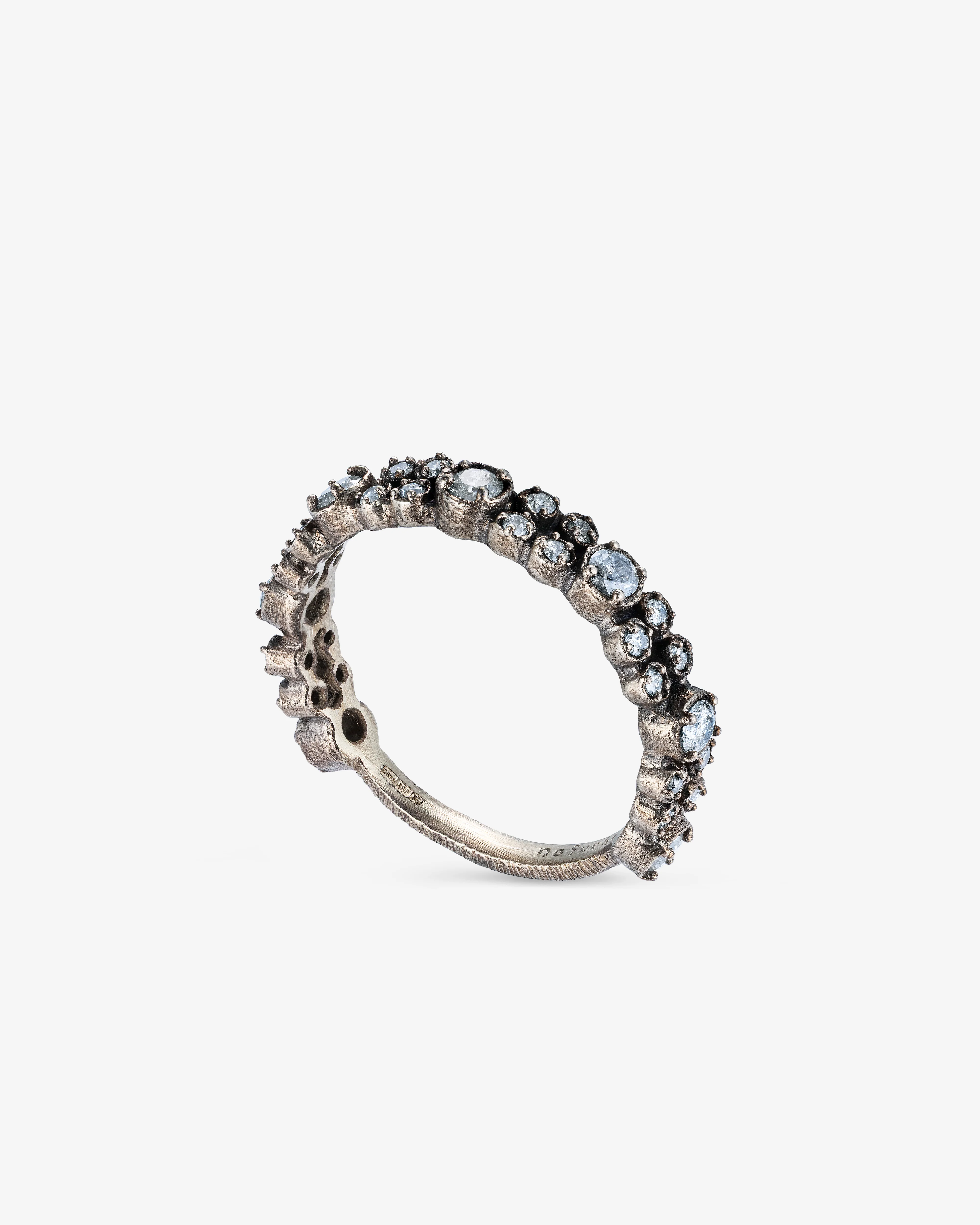 Noguchi Bijoux - 31 White Diamond Ring - (White Gold) - Image 2