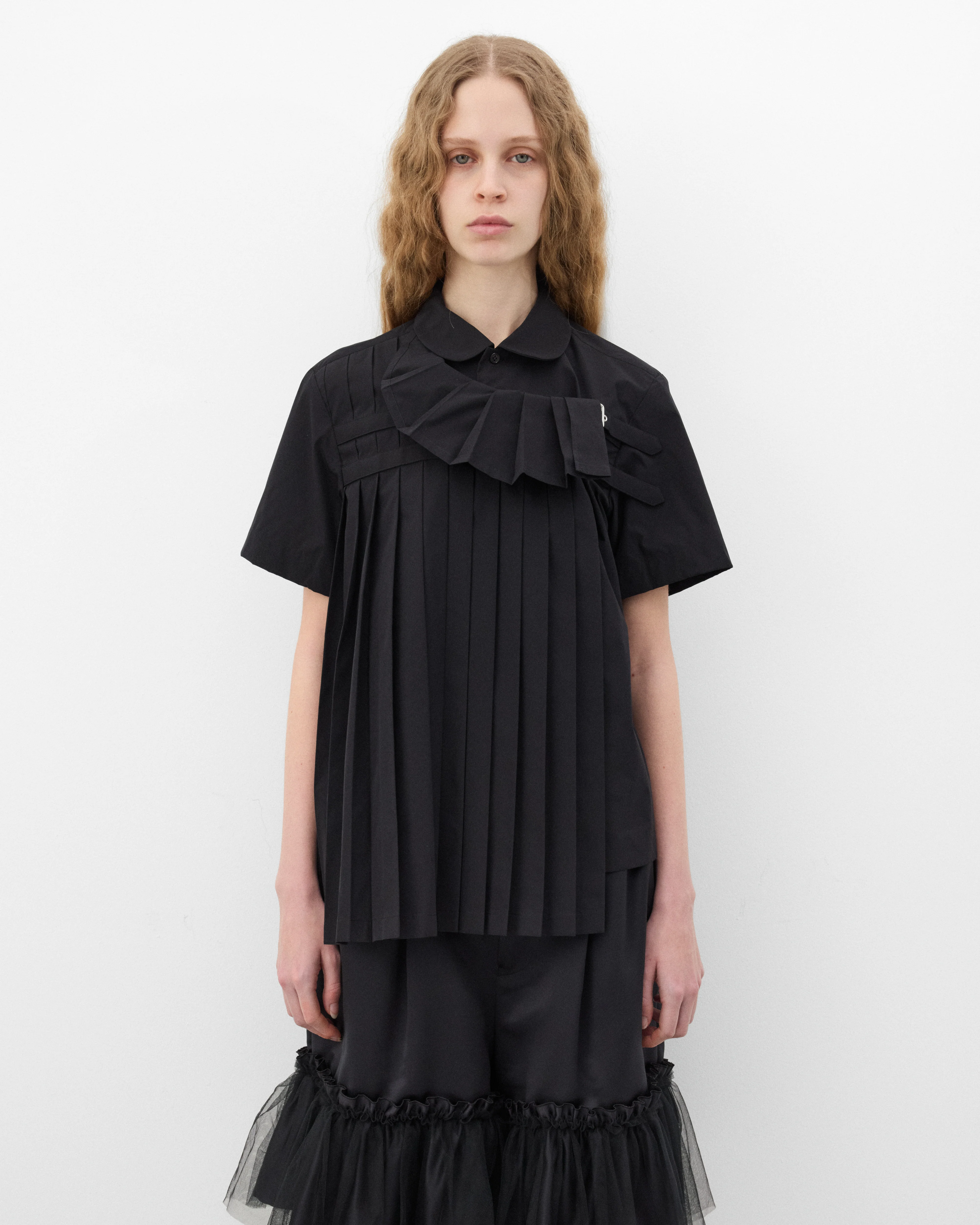 Noir Kei Ninomiya - Women's Buckle Shirt - (Black) - Image 3
