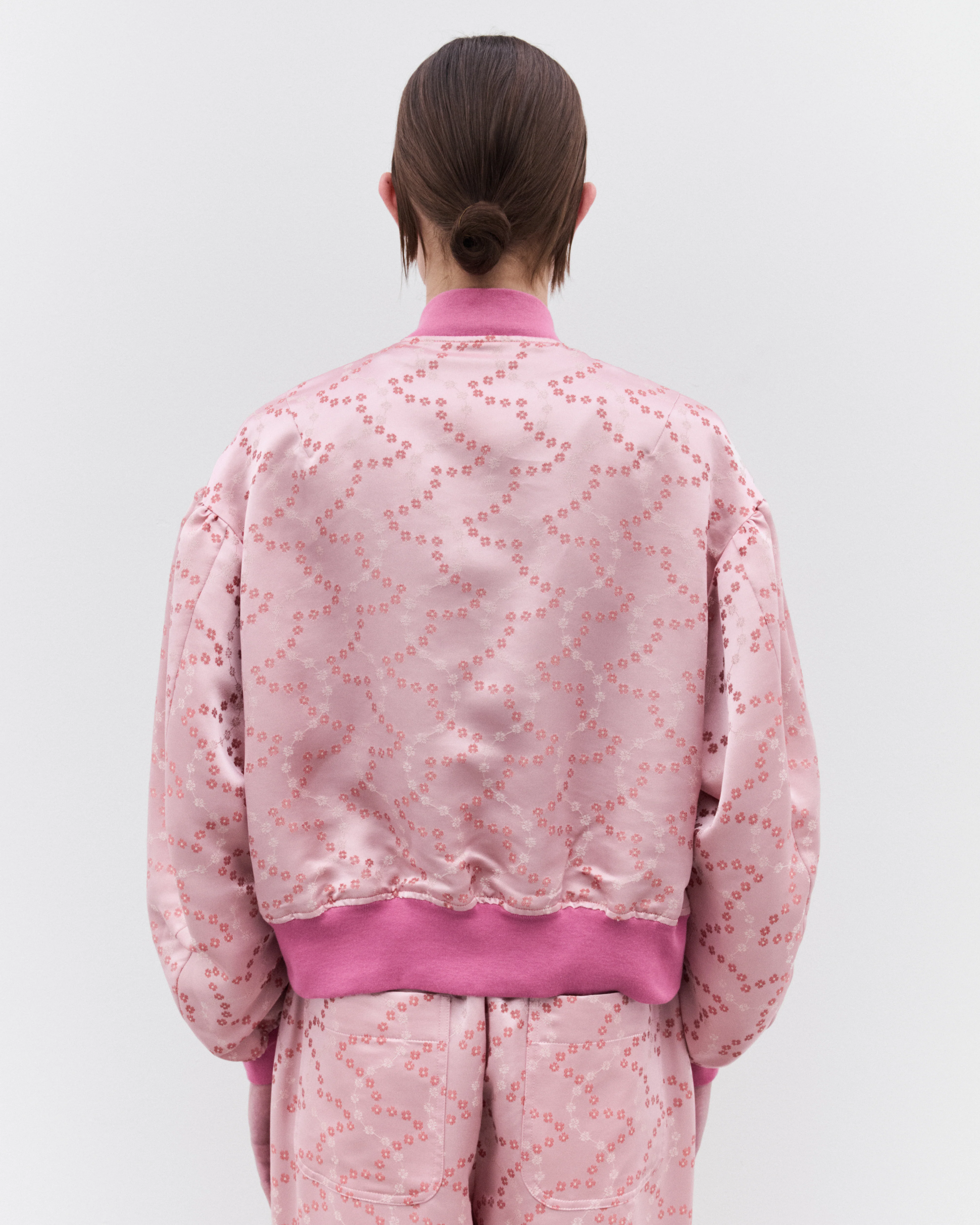 Noir Kei Ninomiya - Women’s Floral Bomber Jacket - (Pink) - Image 5