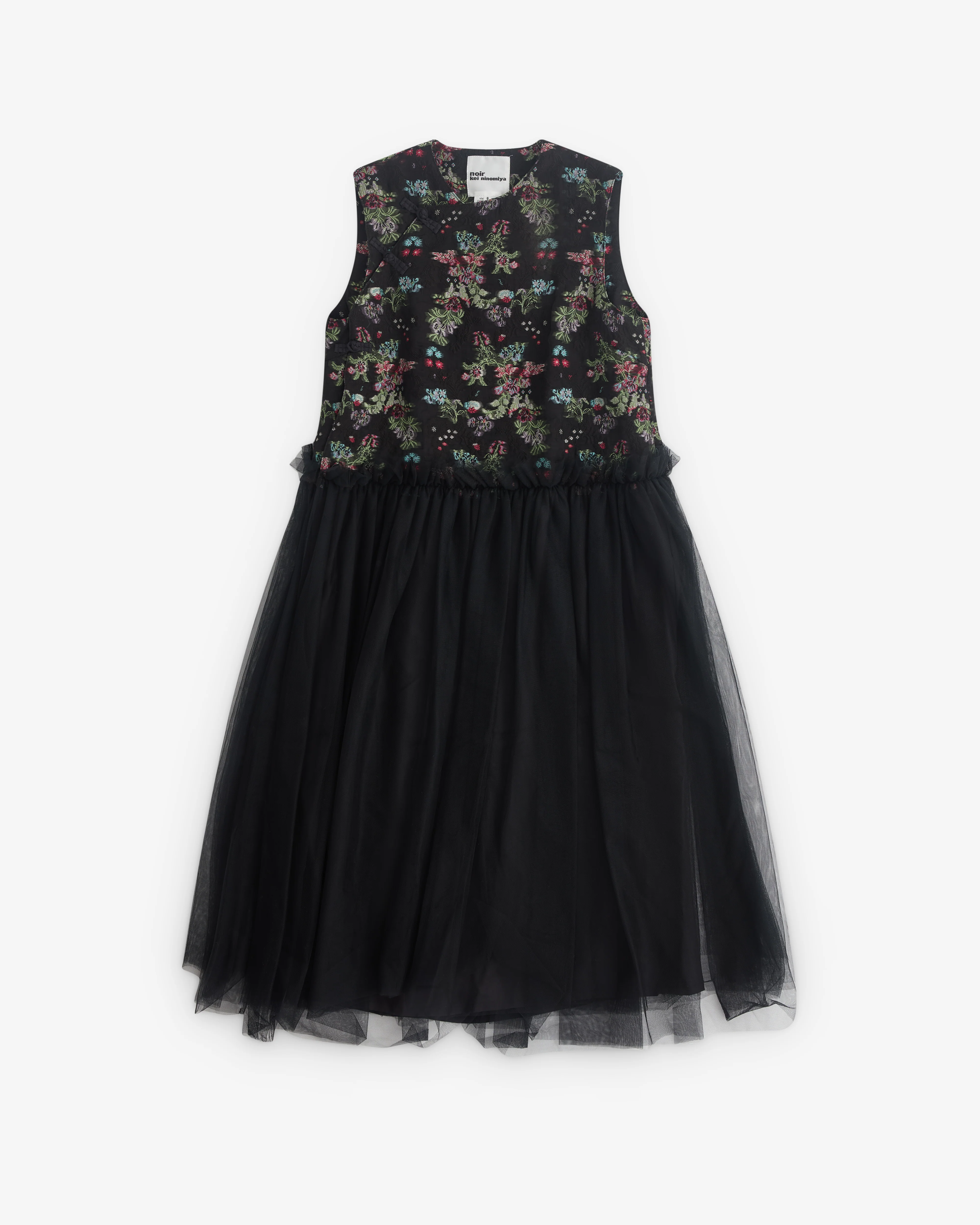 Noir Kei Ninomiya - Women’s Floral Wrap Closure Dress - (Multi)