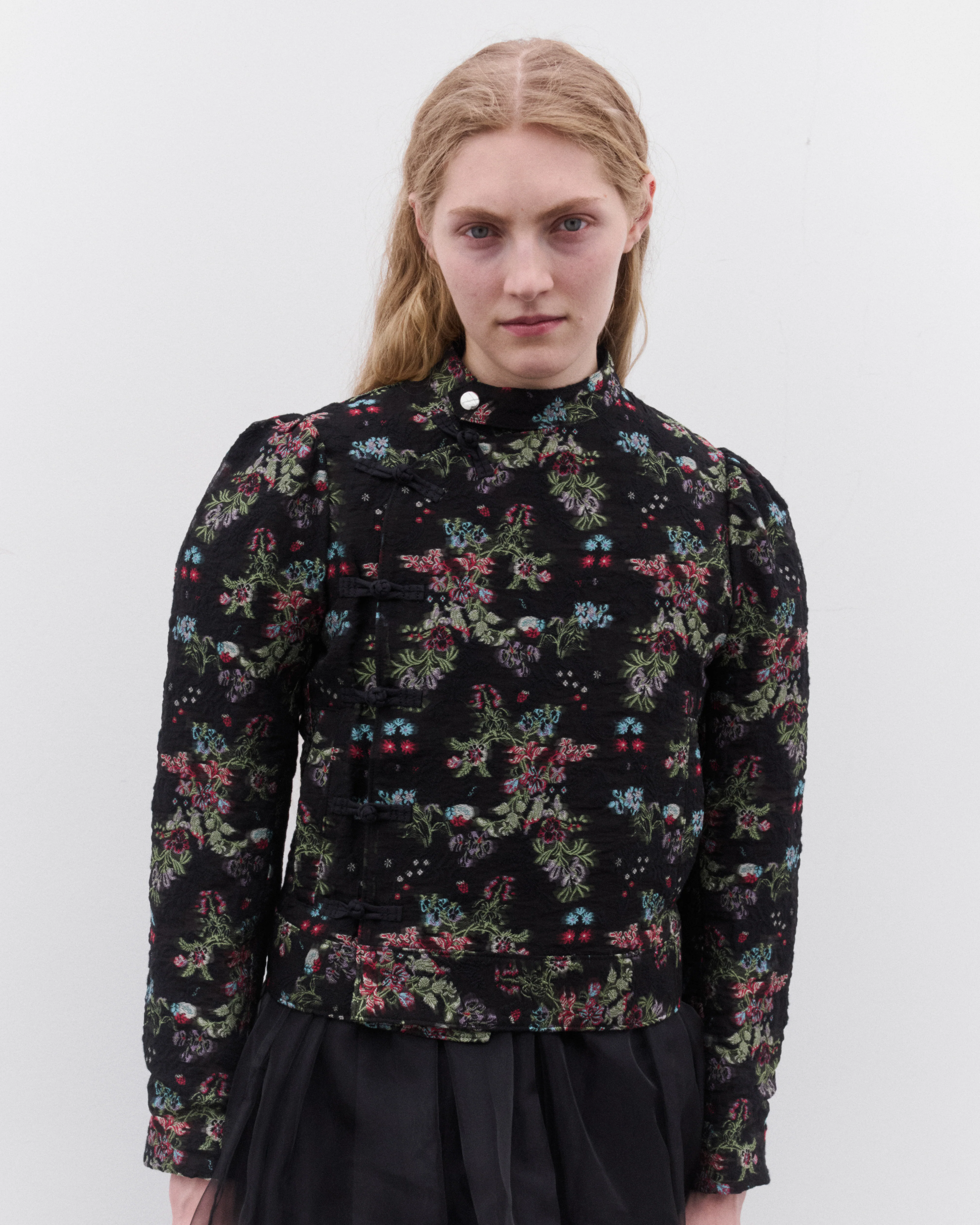 Noir Kei Ninomiya - Women’s Floral Wrap Jacket - (Multi) - Image 3