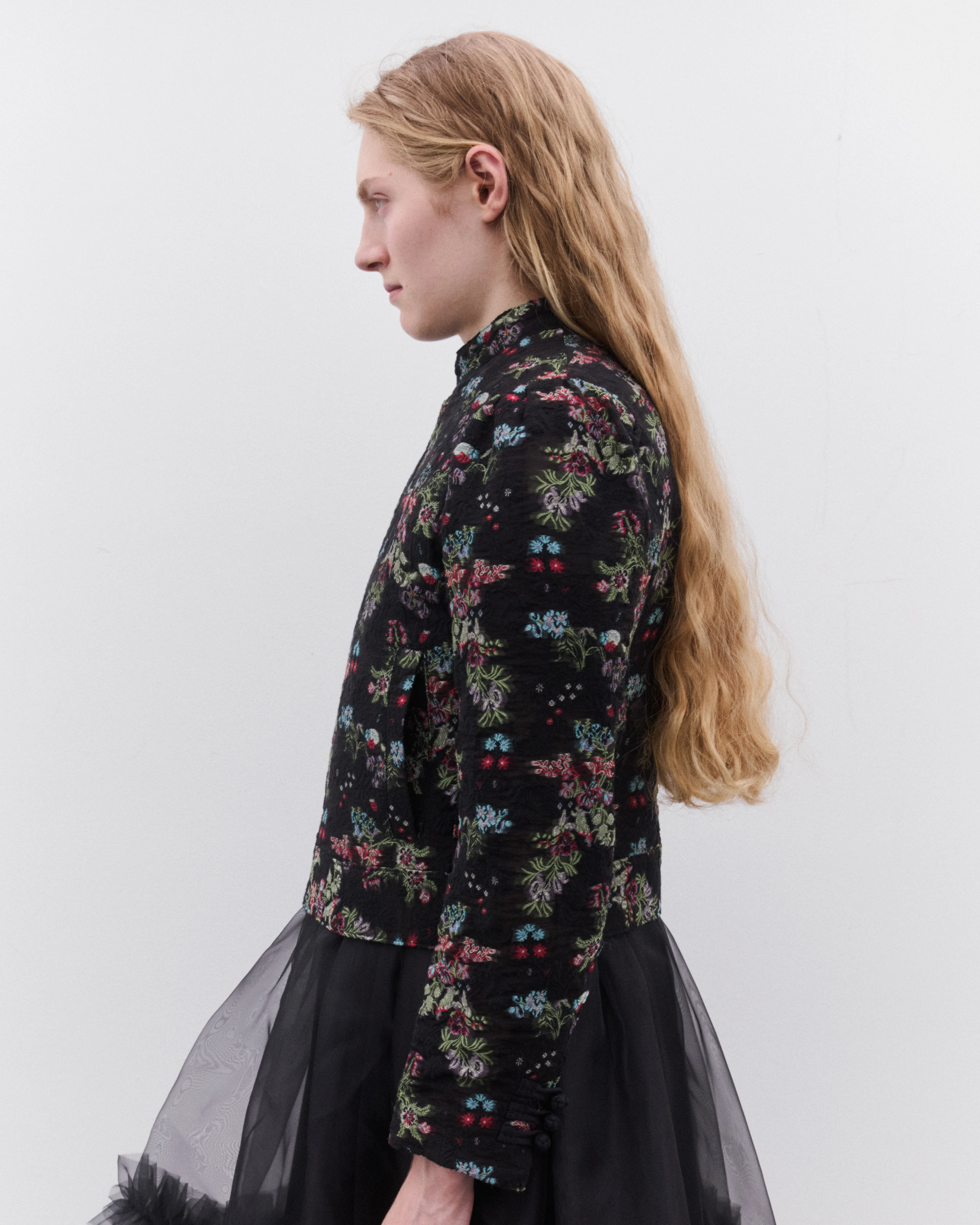 Noir Kei Ninomiya - Women’s Floral Wrap Jacket - (Multi) - Image 4
