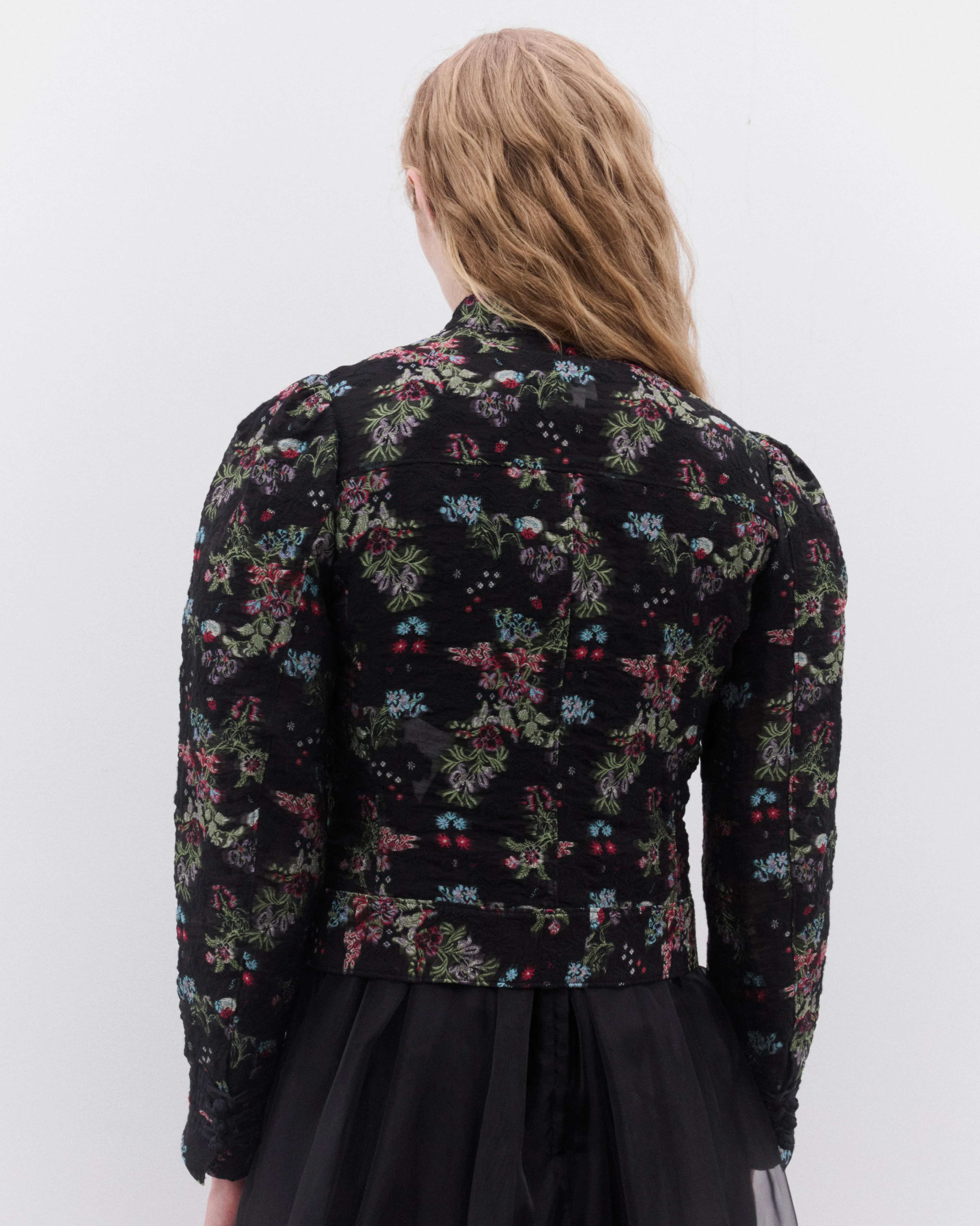 Noir Kei Ninomiya - Women’s Floral Wrap Jacket - (Multi) - Image 5