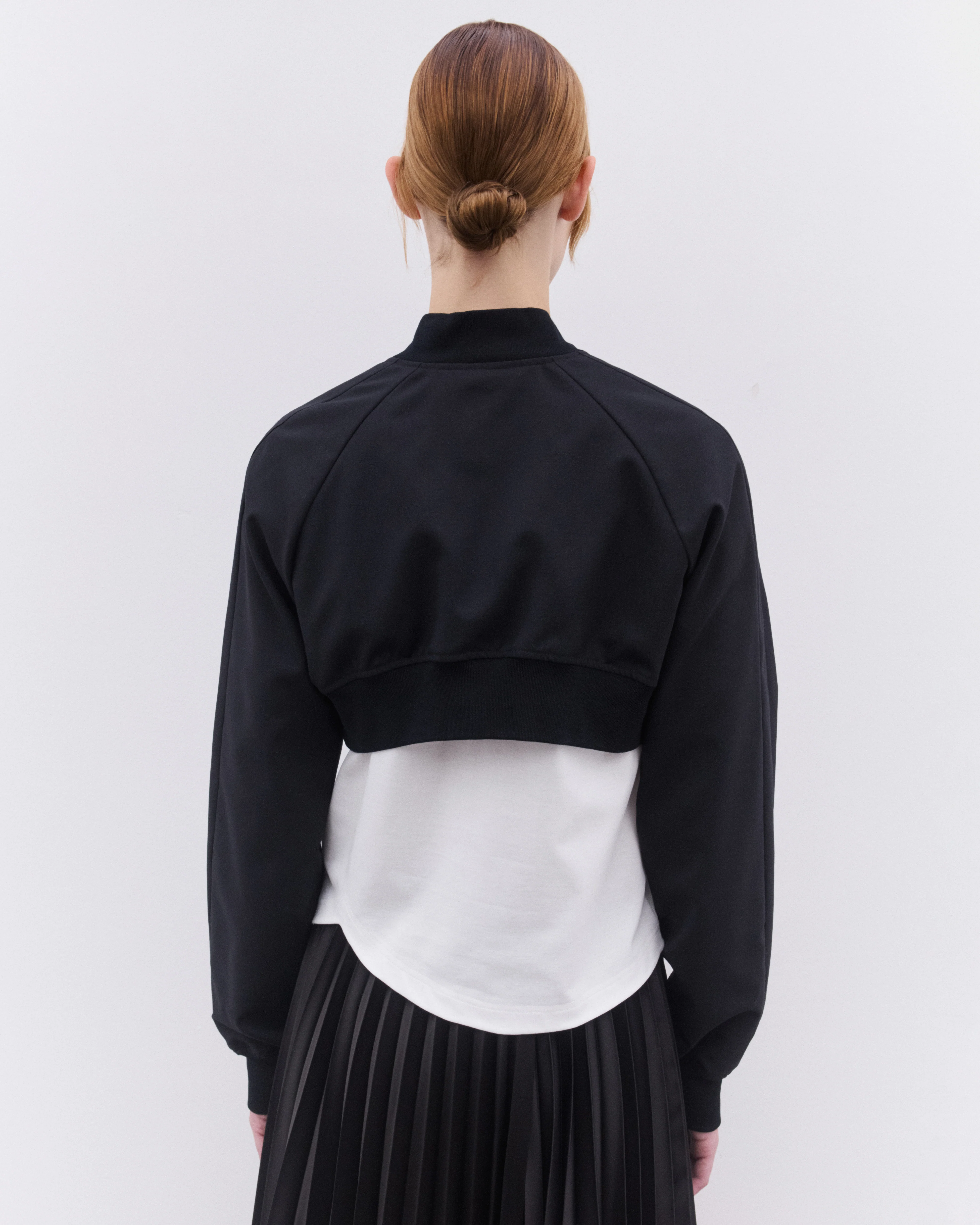 Noir Kei Ninomiya - Women’s Cropped Bomber Jacket - (Black) - Image 5