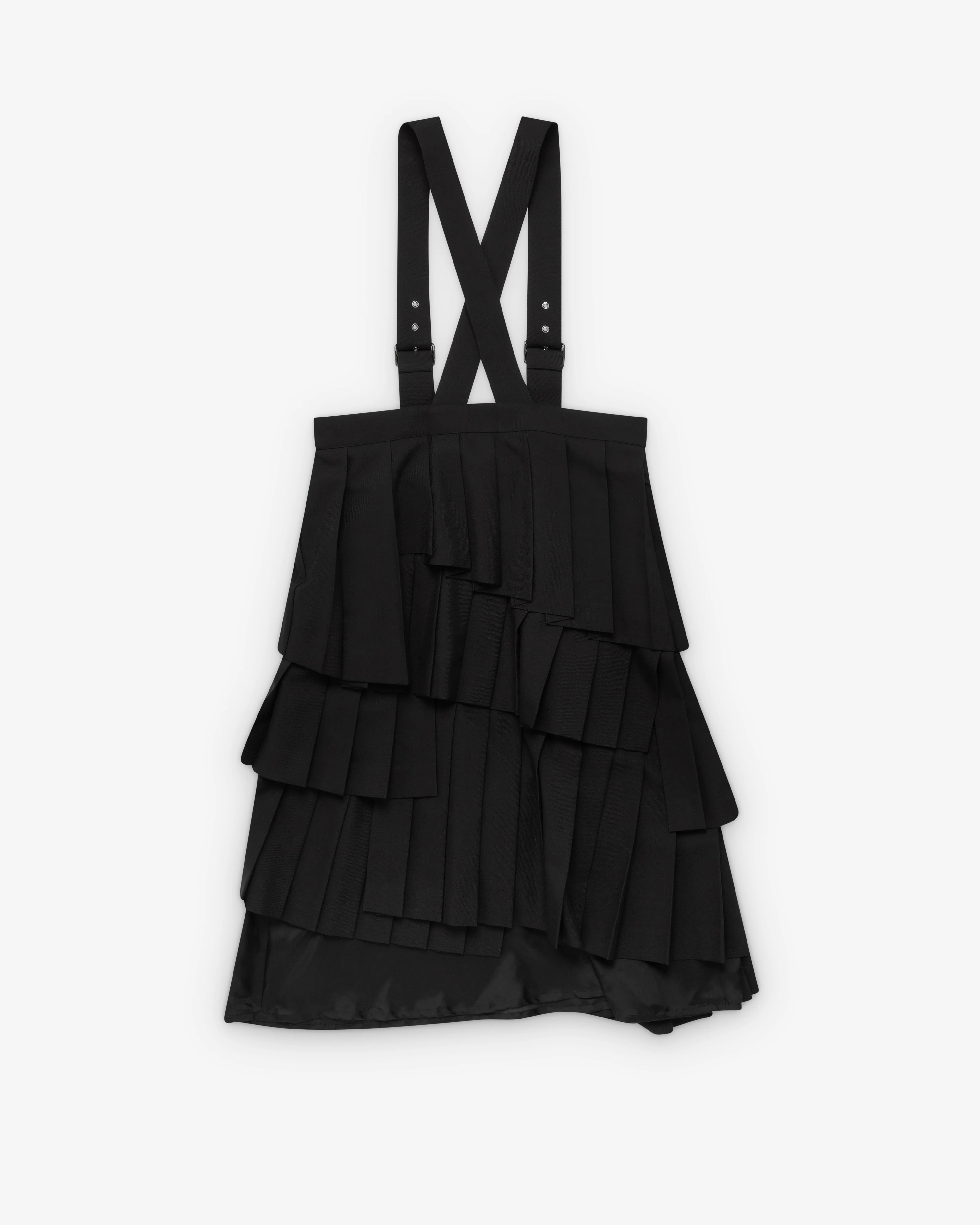 Noir Kei Ninomiya - Women's Pleated Pinafore - (Black) - Image 2