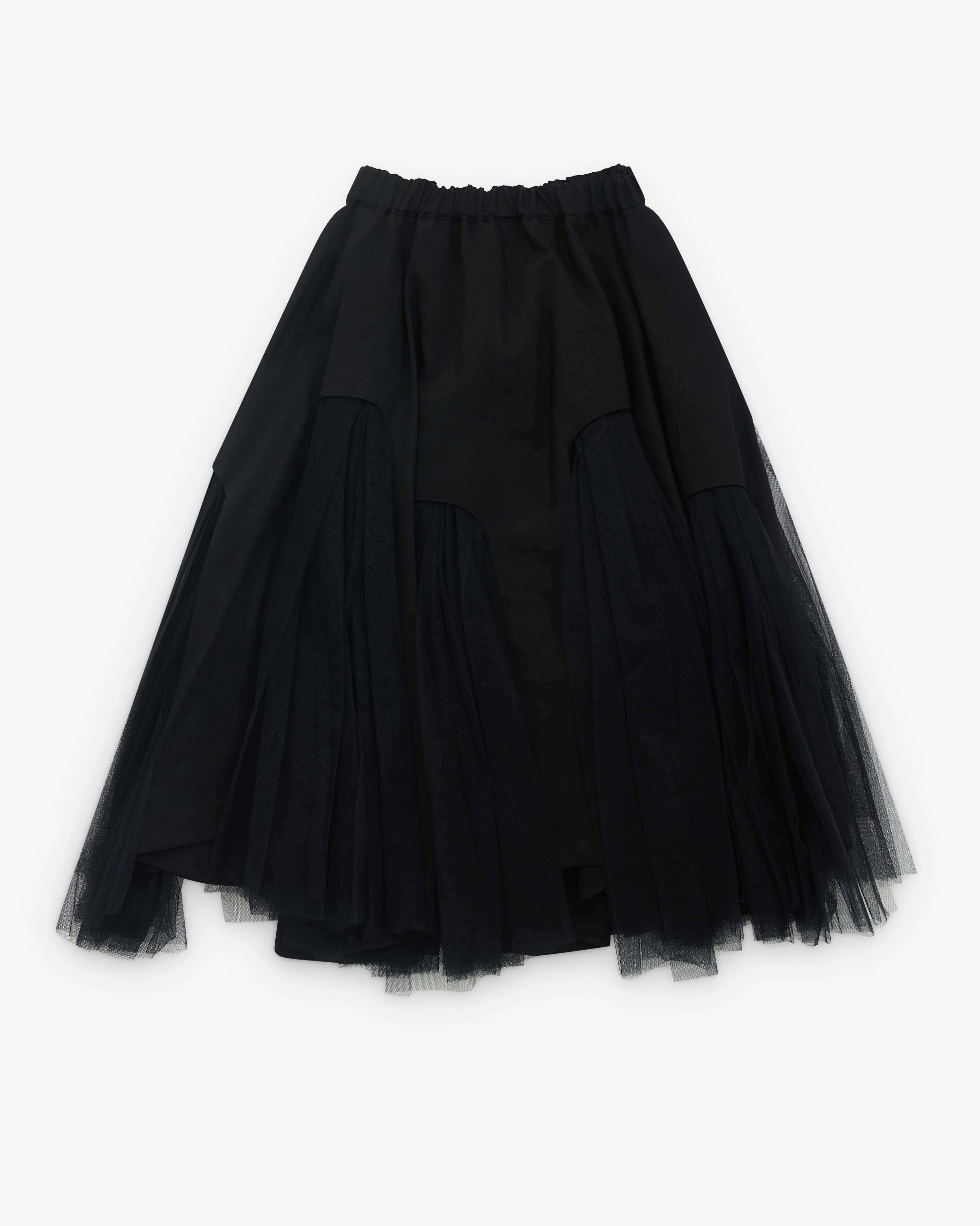 Noir Kei Ninomiya - Women’s Netted Skirt - (Black) - Image 2