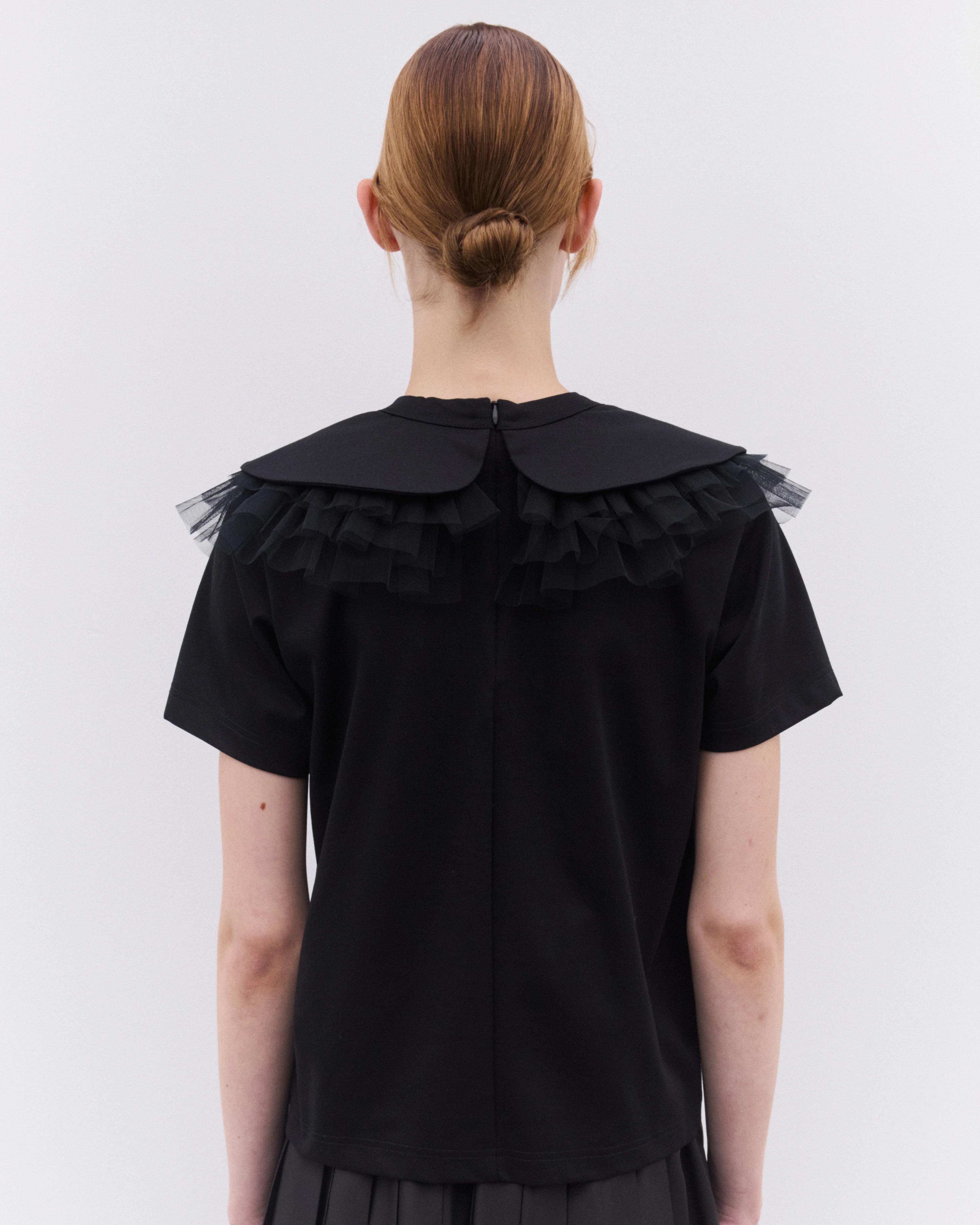 Noir Kei Ninomiya - Women’s Collared T-Shirt - (Black) - Image 5