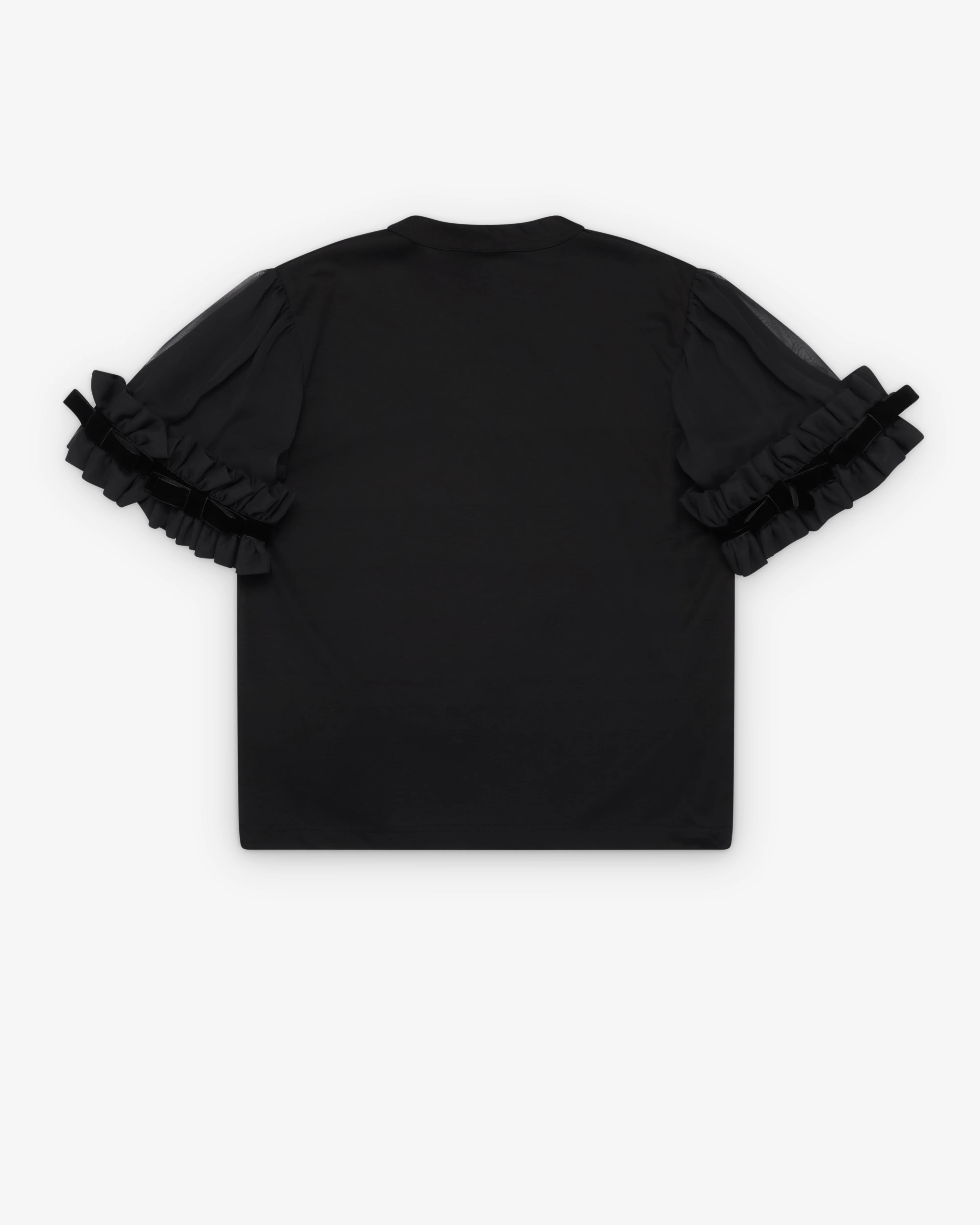 Noir Kei Ninomiya - Women's Ruffle T-Shirt - (Black) - Image 2