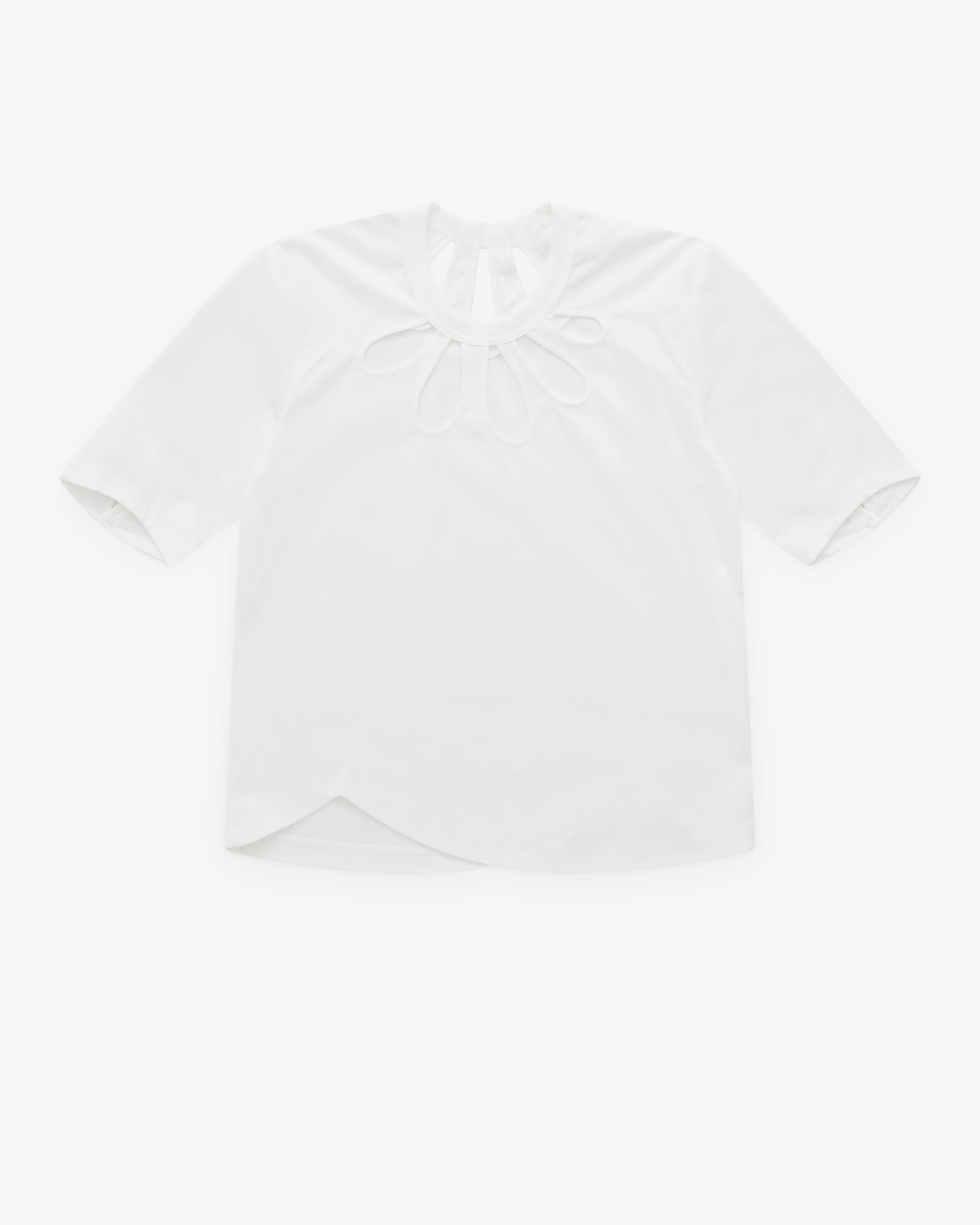 Noir Kei Ninomiya - Women’s Flower Cut Out T-Shirt - (White)